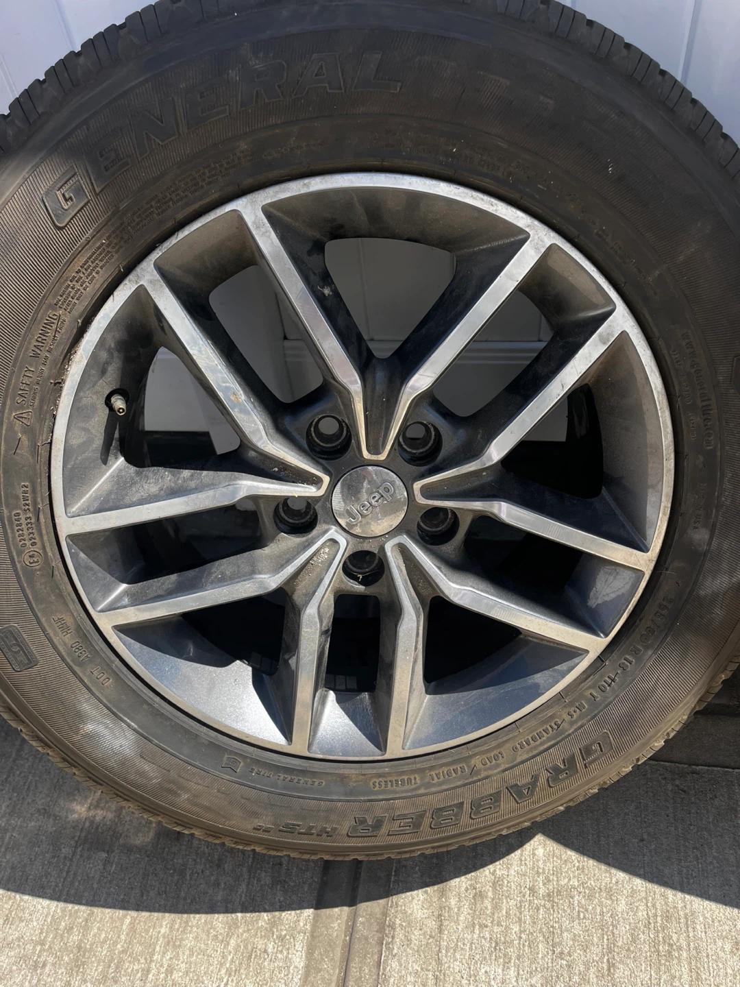 Set of 4 Jeep Wheels and Tires