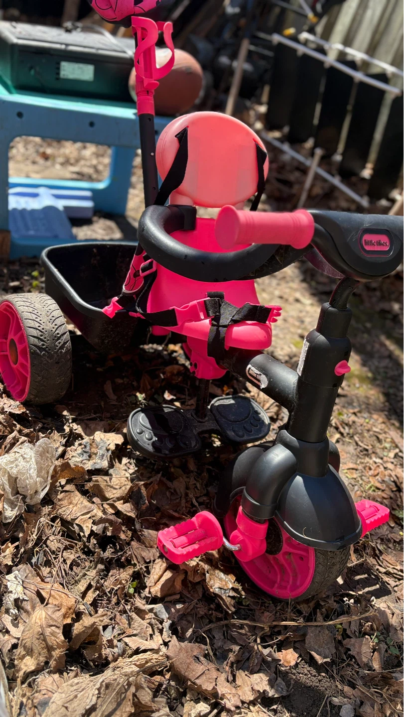 Little Tikes Pink Tricycle with Parent Handle