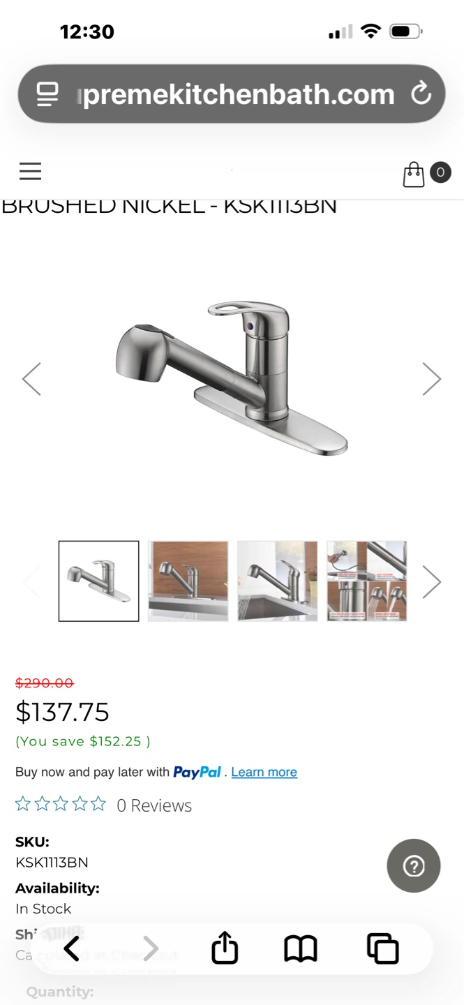 Oakland Single Handle  Faucet Brushed Nickel KSK1113BN - photo 2
