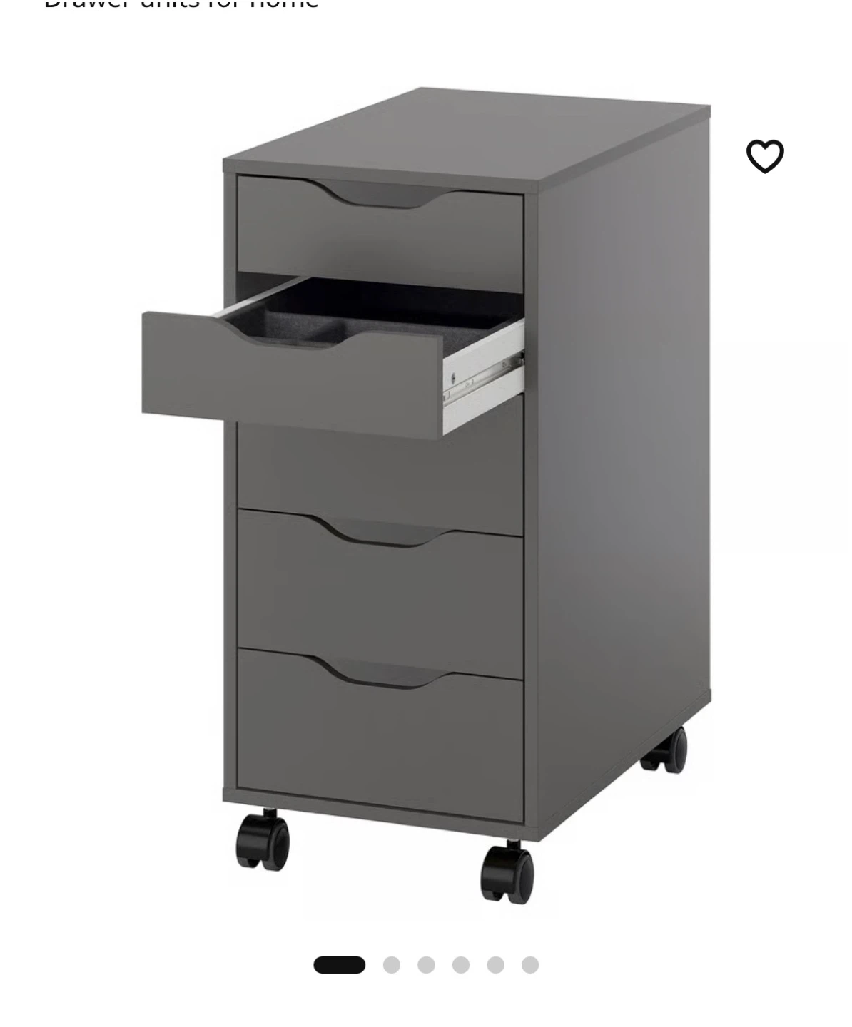 IKEA Alex 5-drawer unit - photo 2