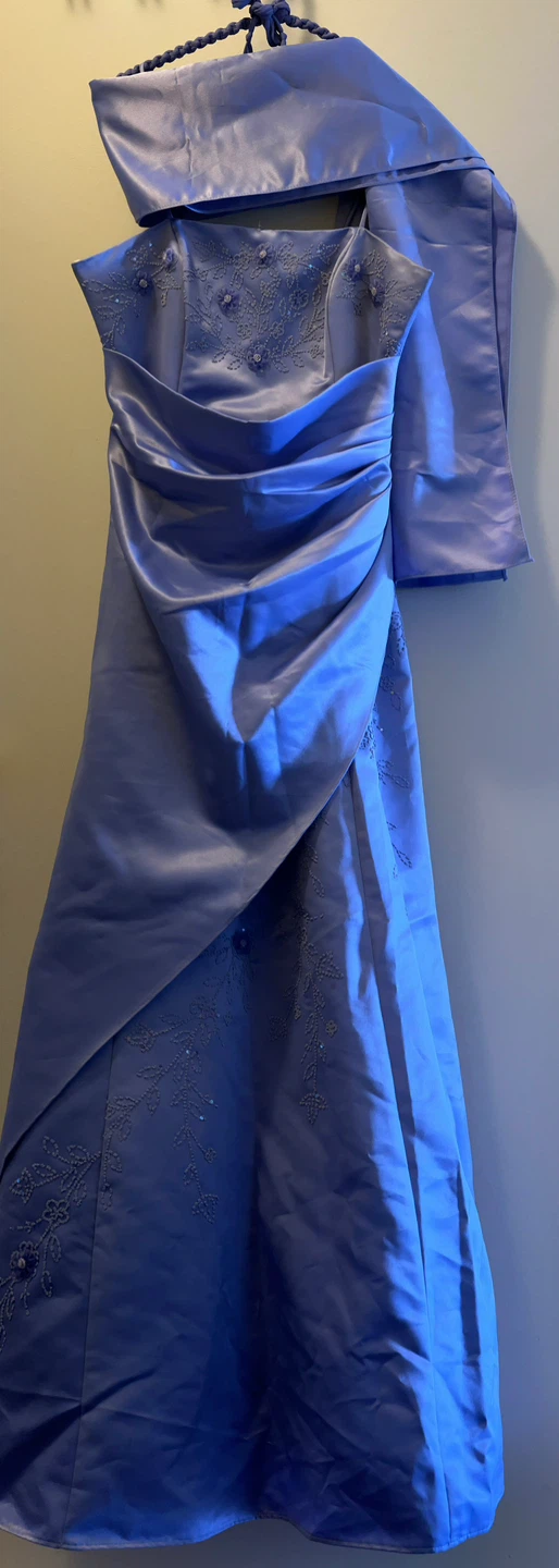 Lilac Formal Dress with Shawl-Size S/M