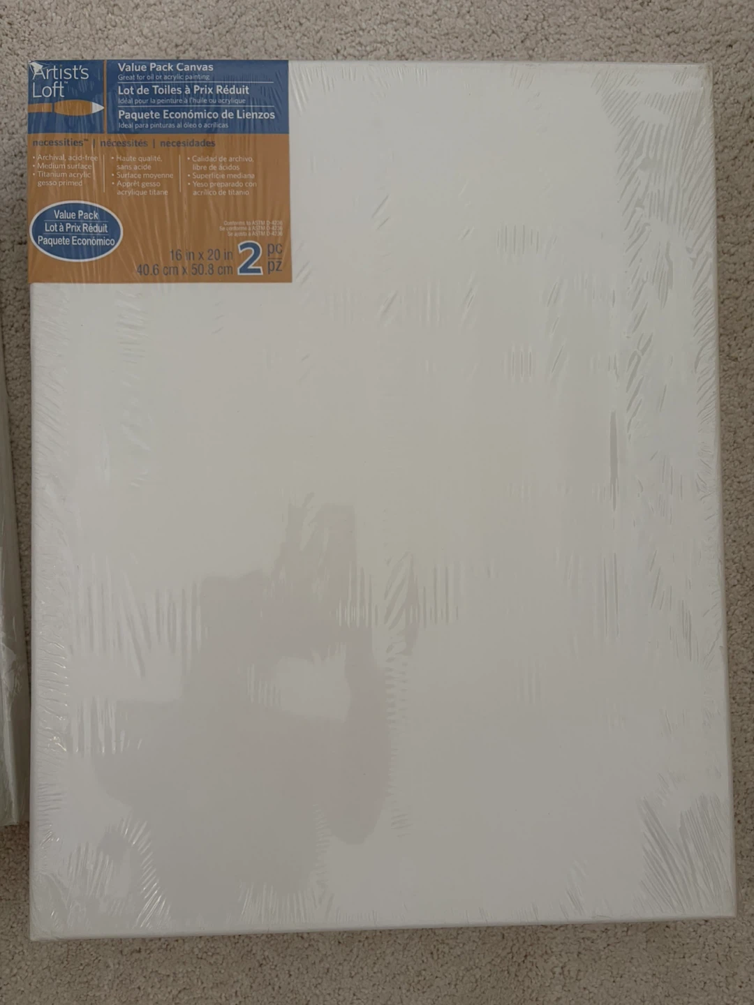 26  (12x12, 9x12, 12x16, 16x20) Artist's Loft Canvas - photo 2