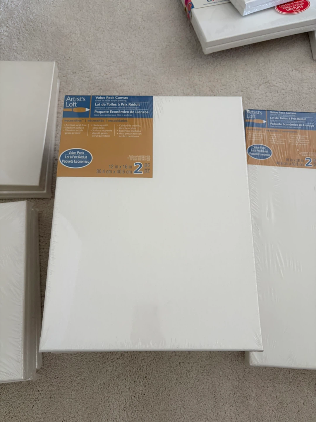 26  (12x12, 9x12, 12x16, 16x20) Artist's Loft Canvas - photo 3