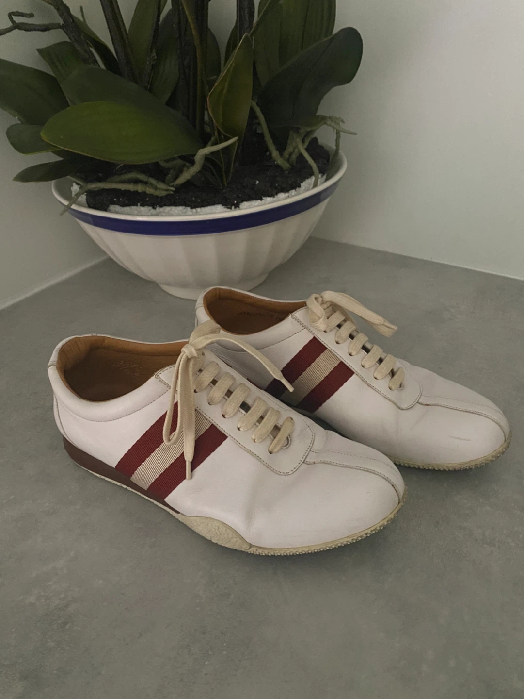Bally White Leather Sneakers - photo 3