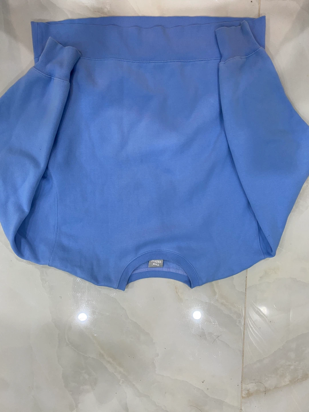 Tna COZYAF Fleece Crewneck Sweater - Blue - Size 2 - photo 3