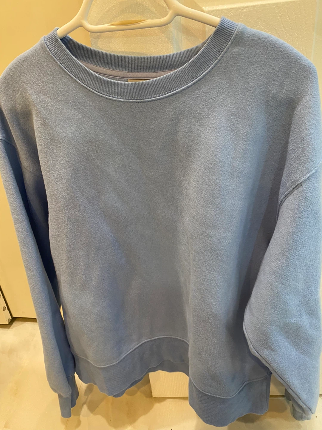 Tna COZYAF Fleece Crewneck Sweater - Blue - Size 2