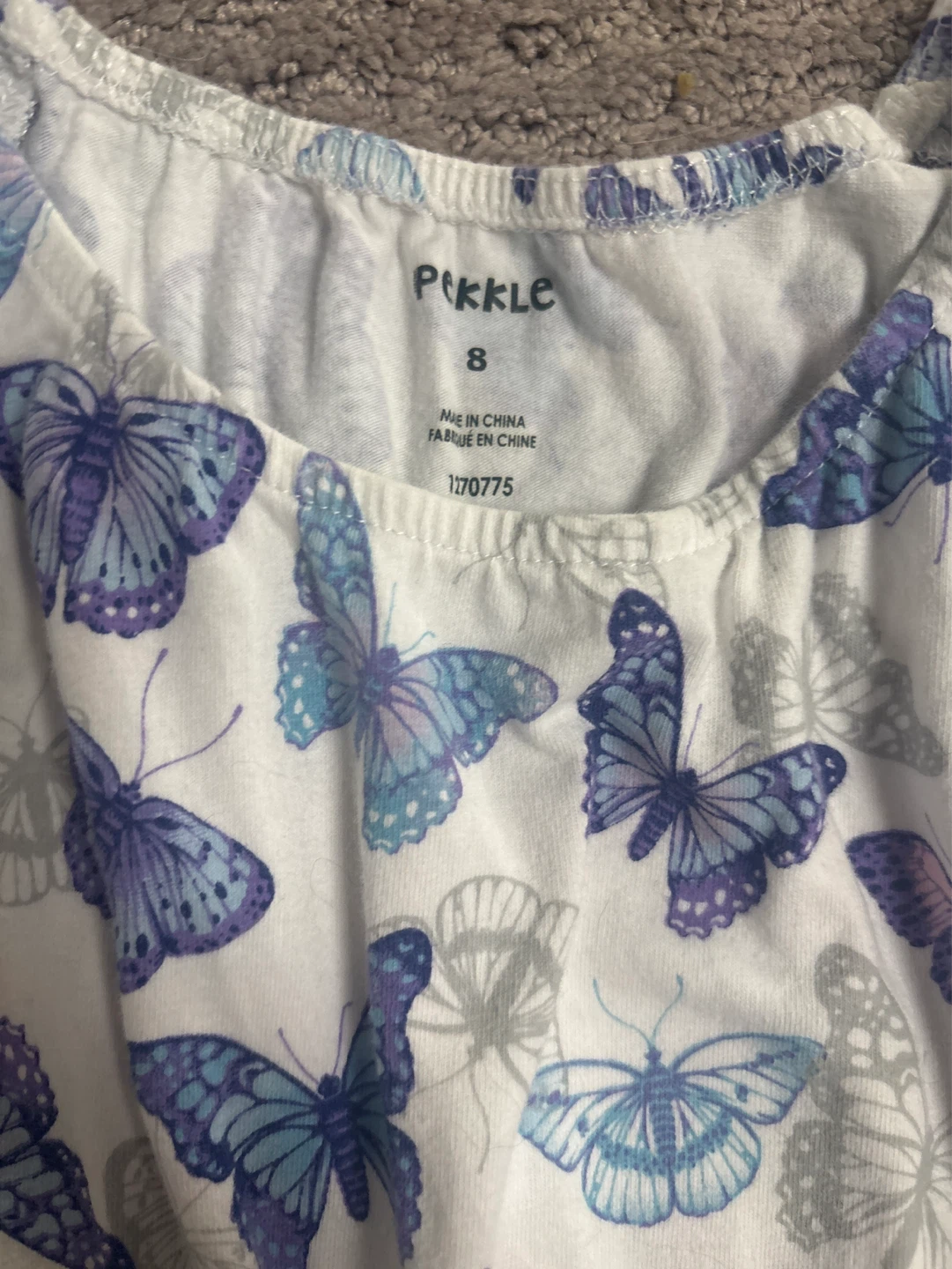 Pekkle Butterfly Dress Size 8 girls - photo 2