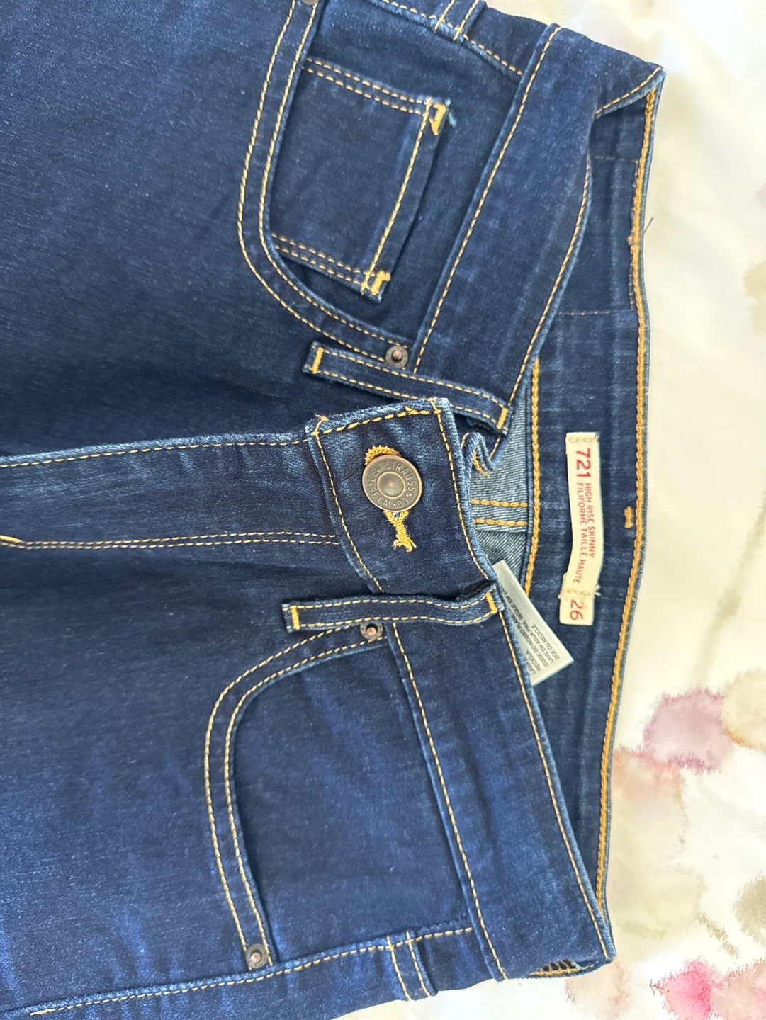 Levi's Women's 721 High-Rise Skinny Jeans - Dark Wash Size 26 - photo 3