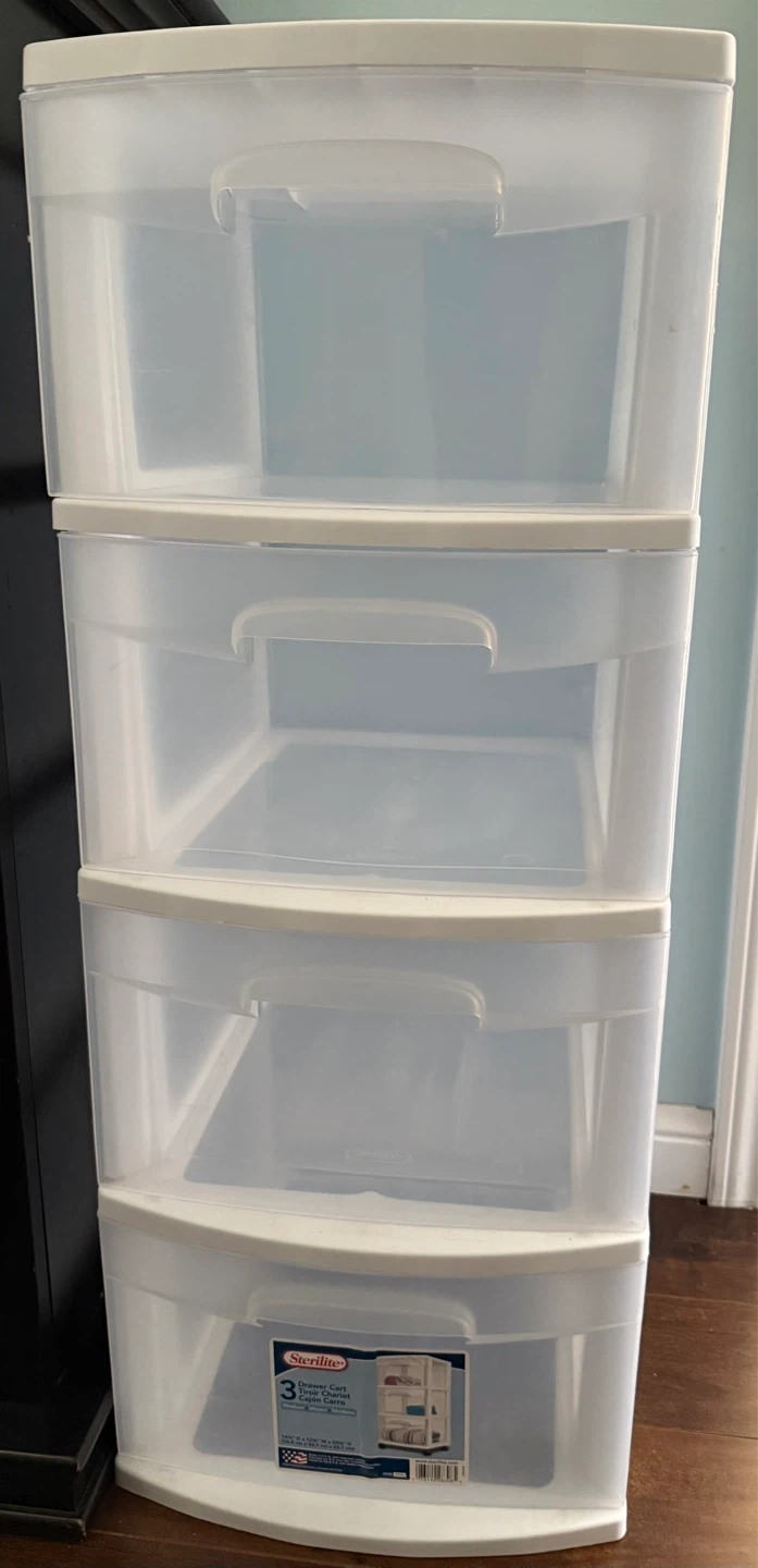 Sterilite 4 Drawer Cart