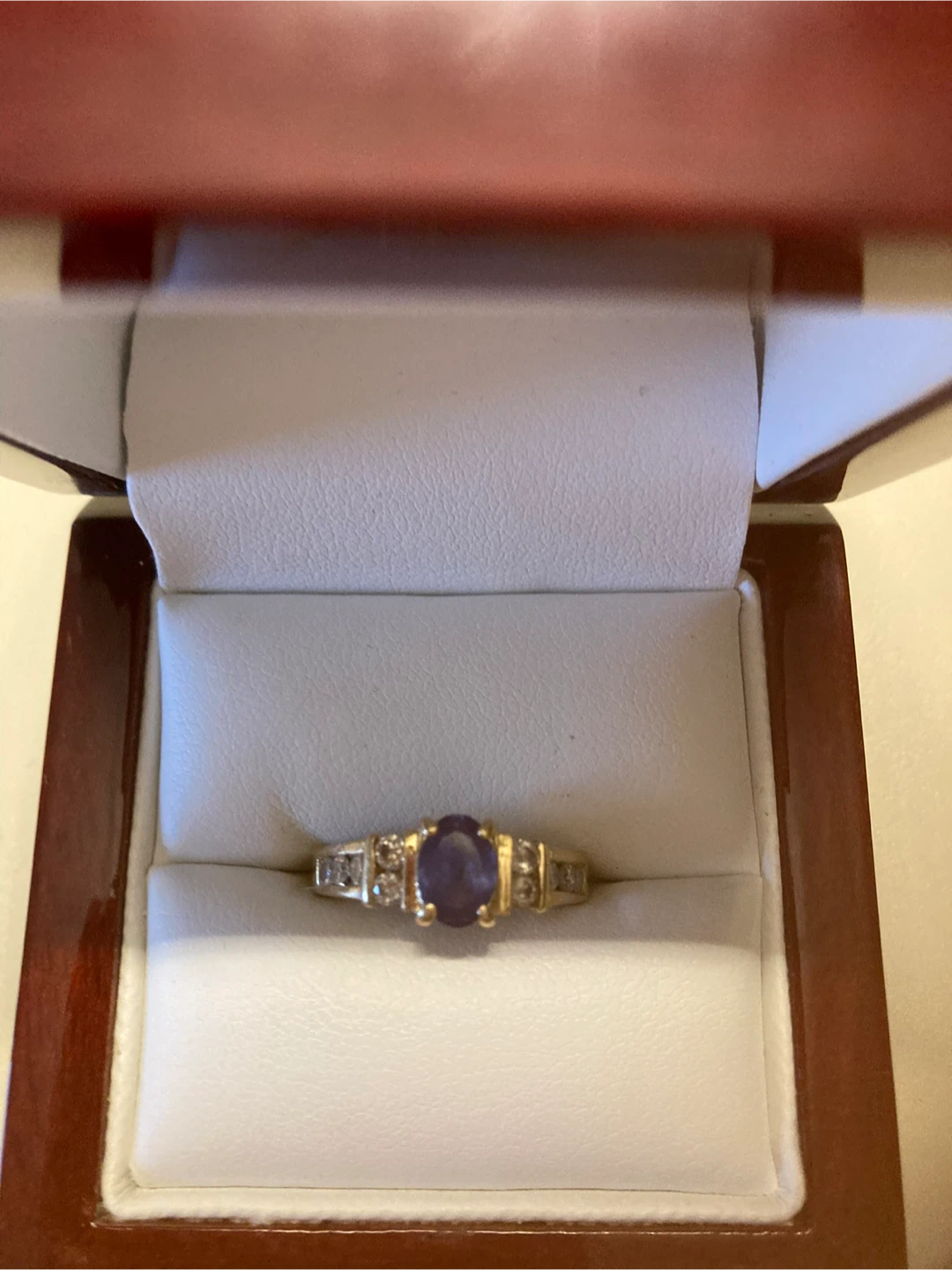 Tanzanite and diamond ring - photo 2