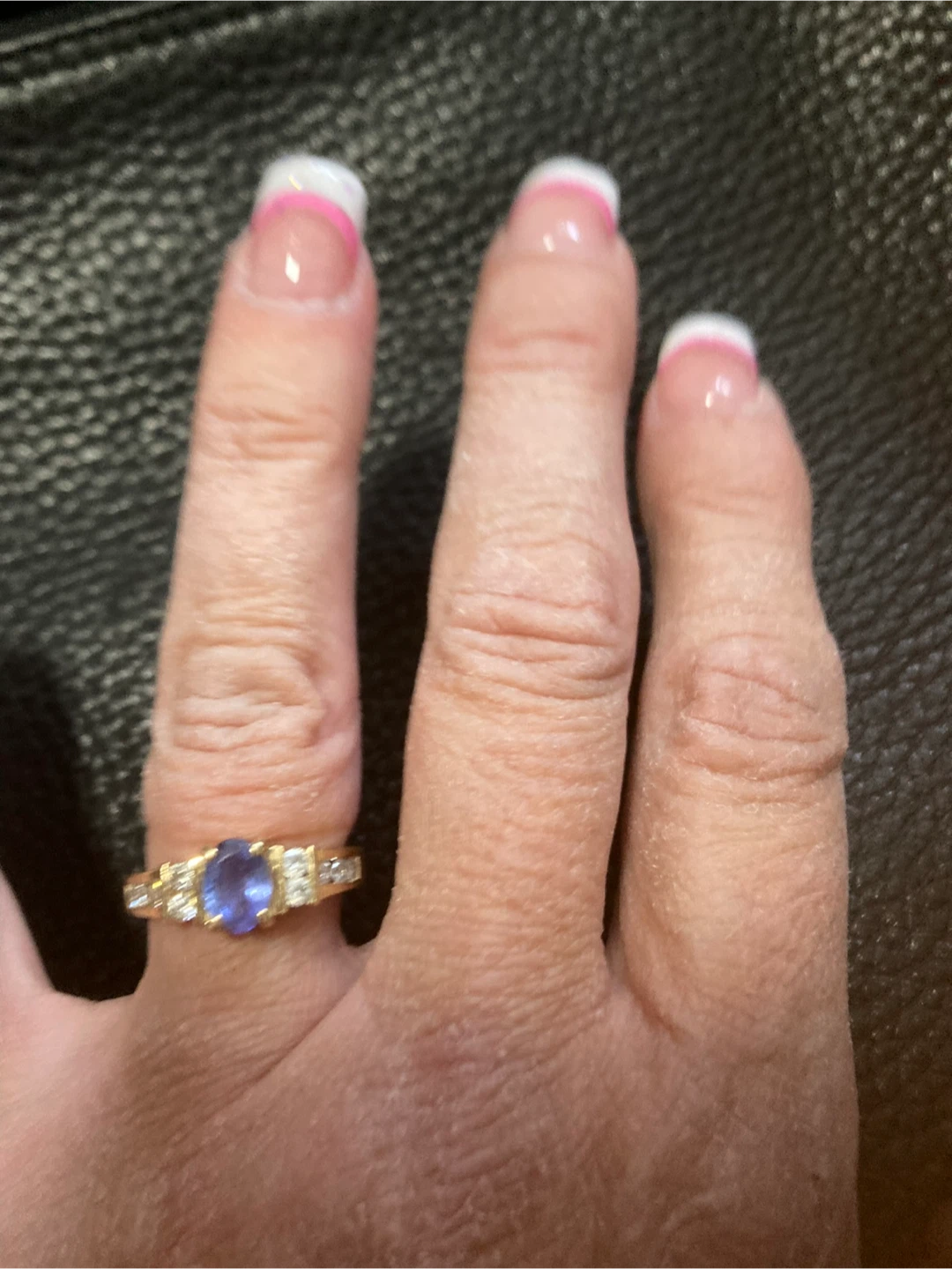 Tanzanite and diamond ring - photo 5