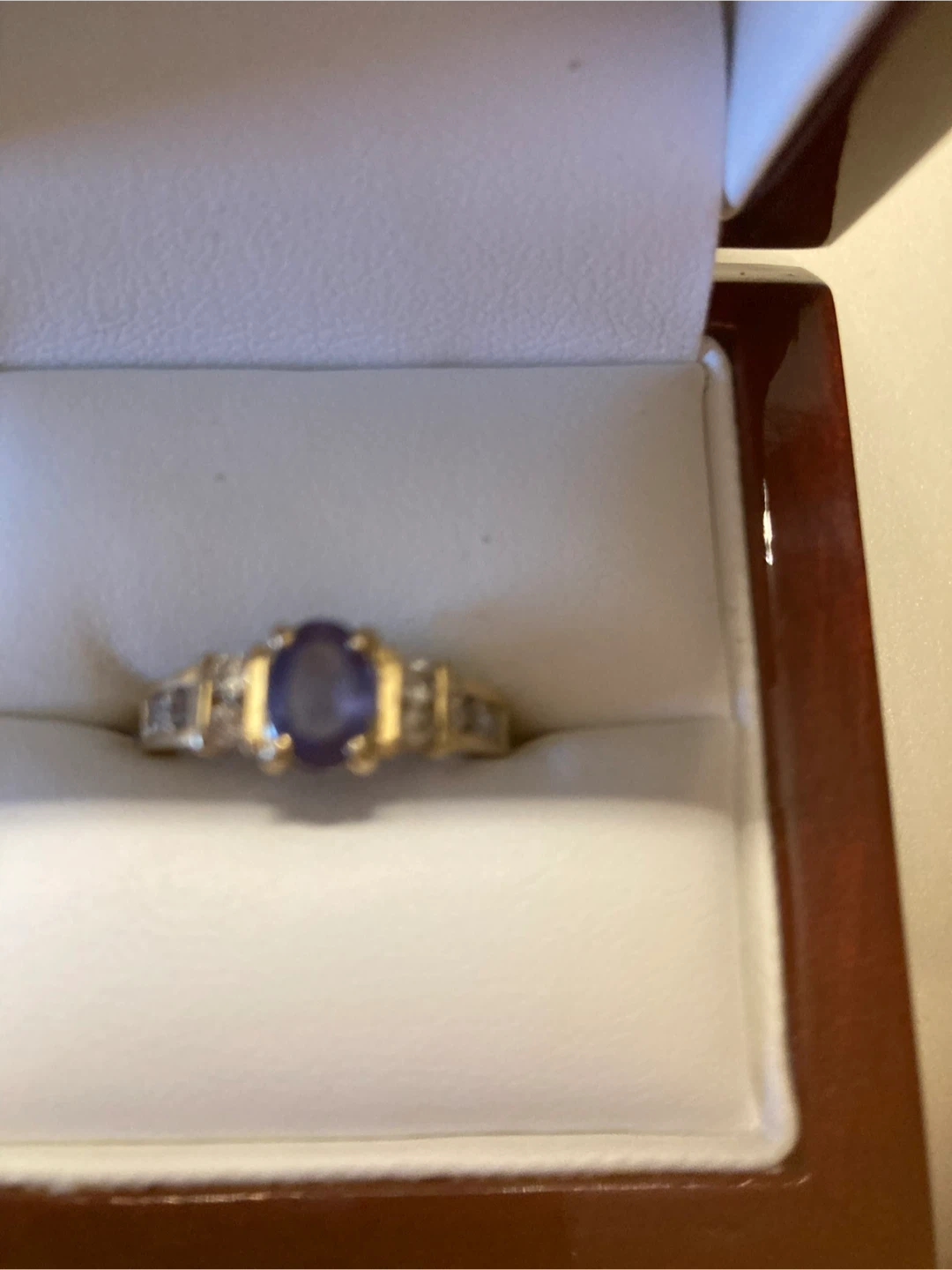 Tanzanite and diamond ring - photo 3