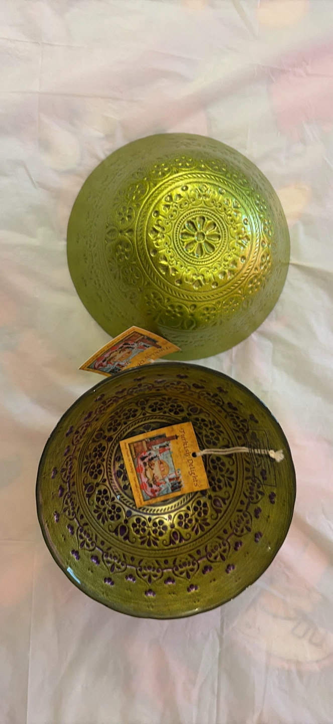 Hand made In Turkey Glass Bowls - photo 2