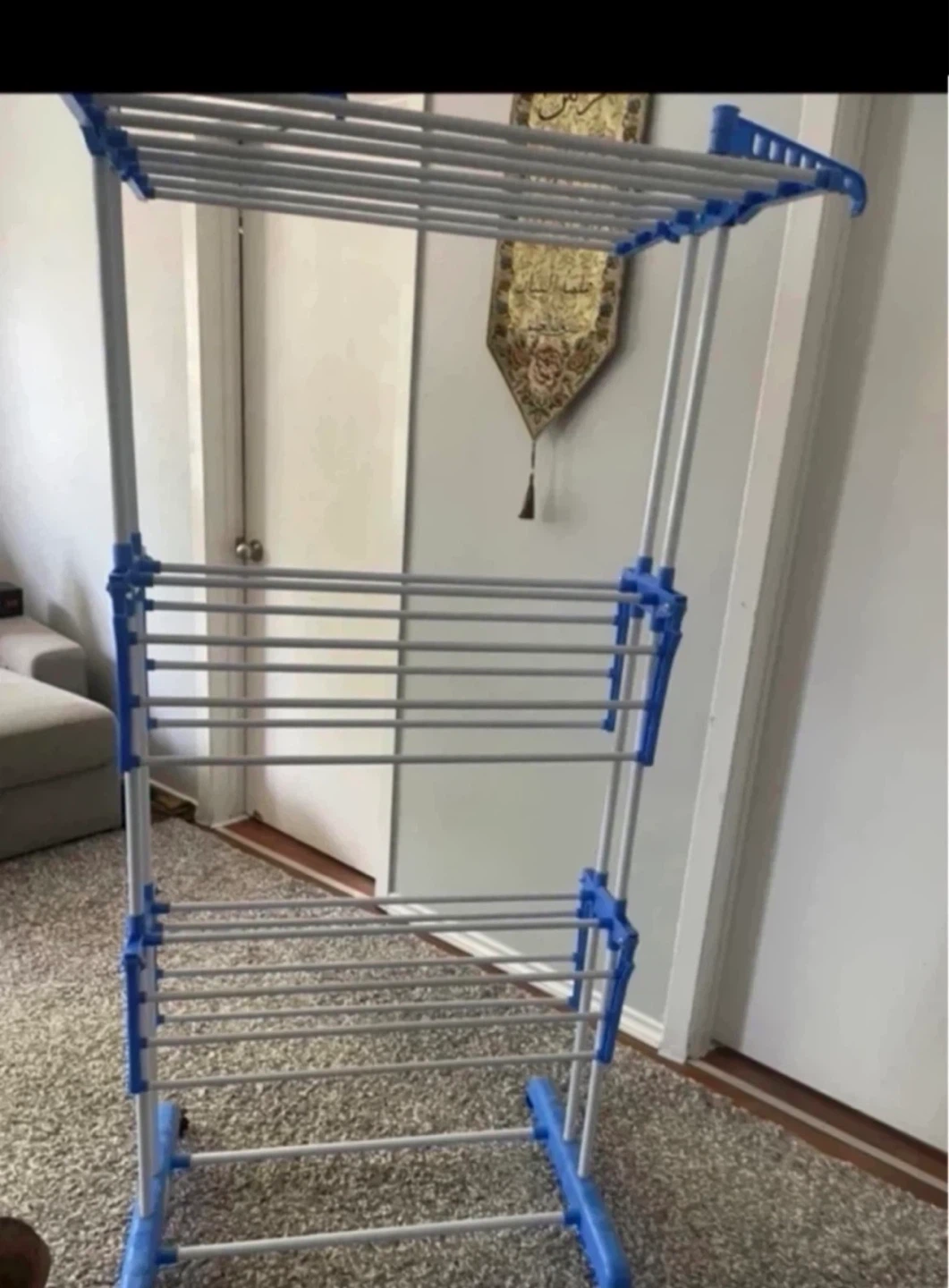 3-Tier Rolling Drying Rack