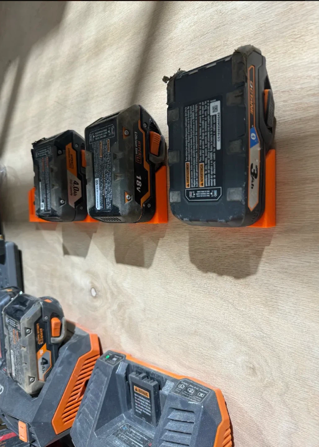 Rigid Battery Mounts - 3D Printed