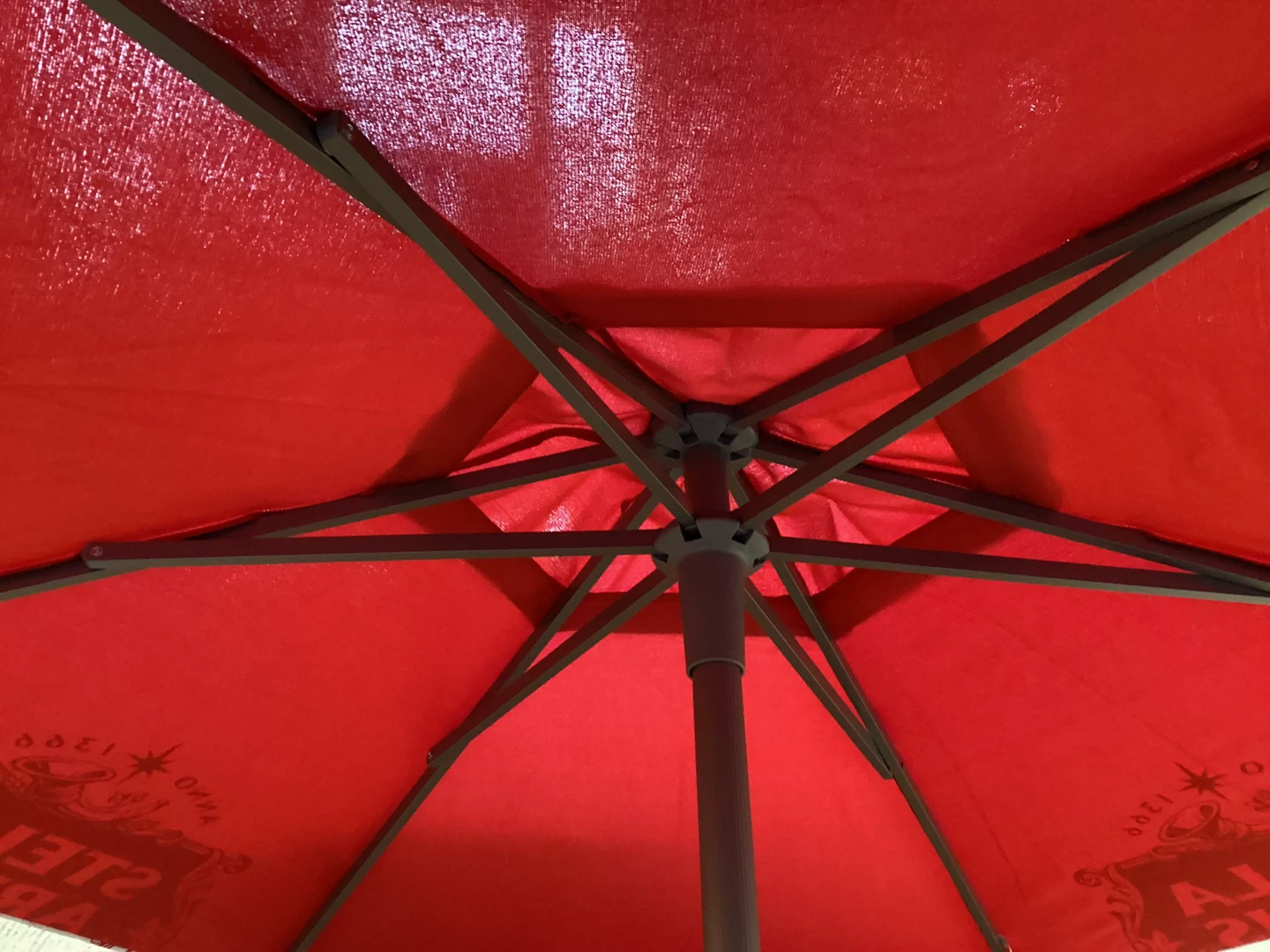 NEW Red Stella Artois Market Umbrella - photo 3