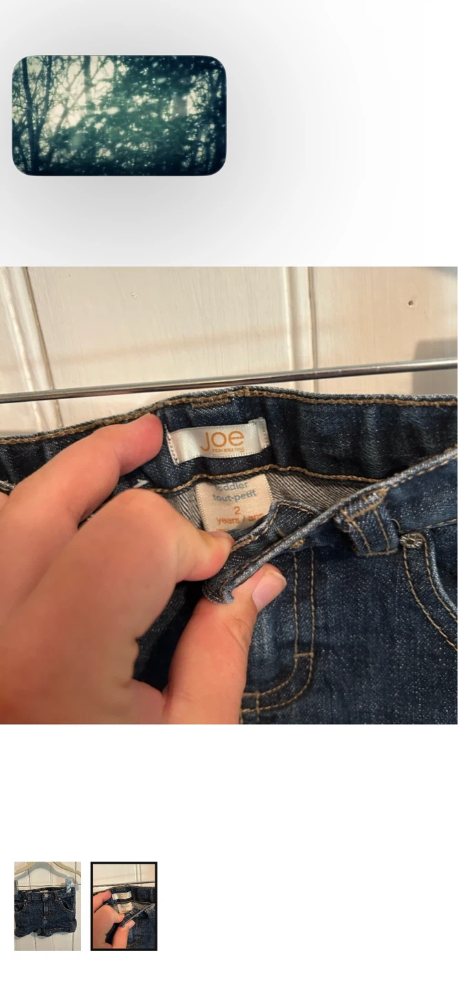 Joe Fresh Toddler Denim Shorts Size 2T - photo 2