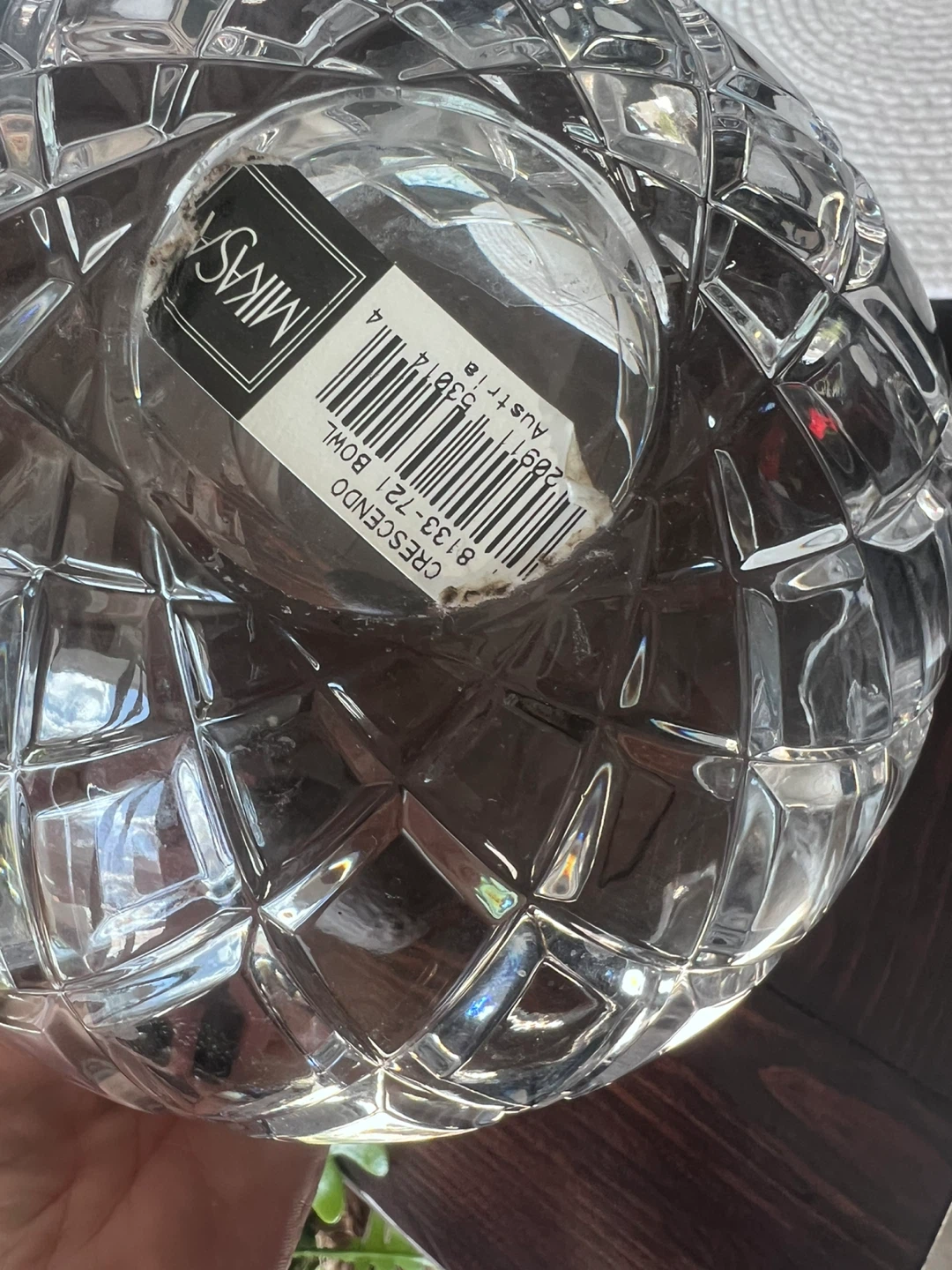 Mikasa Crystal "Crescendo" Bowl - photo 4