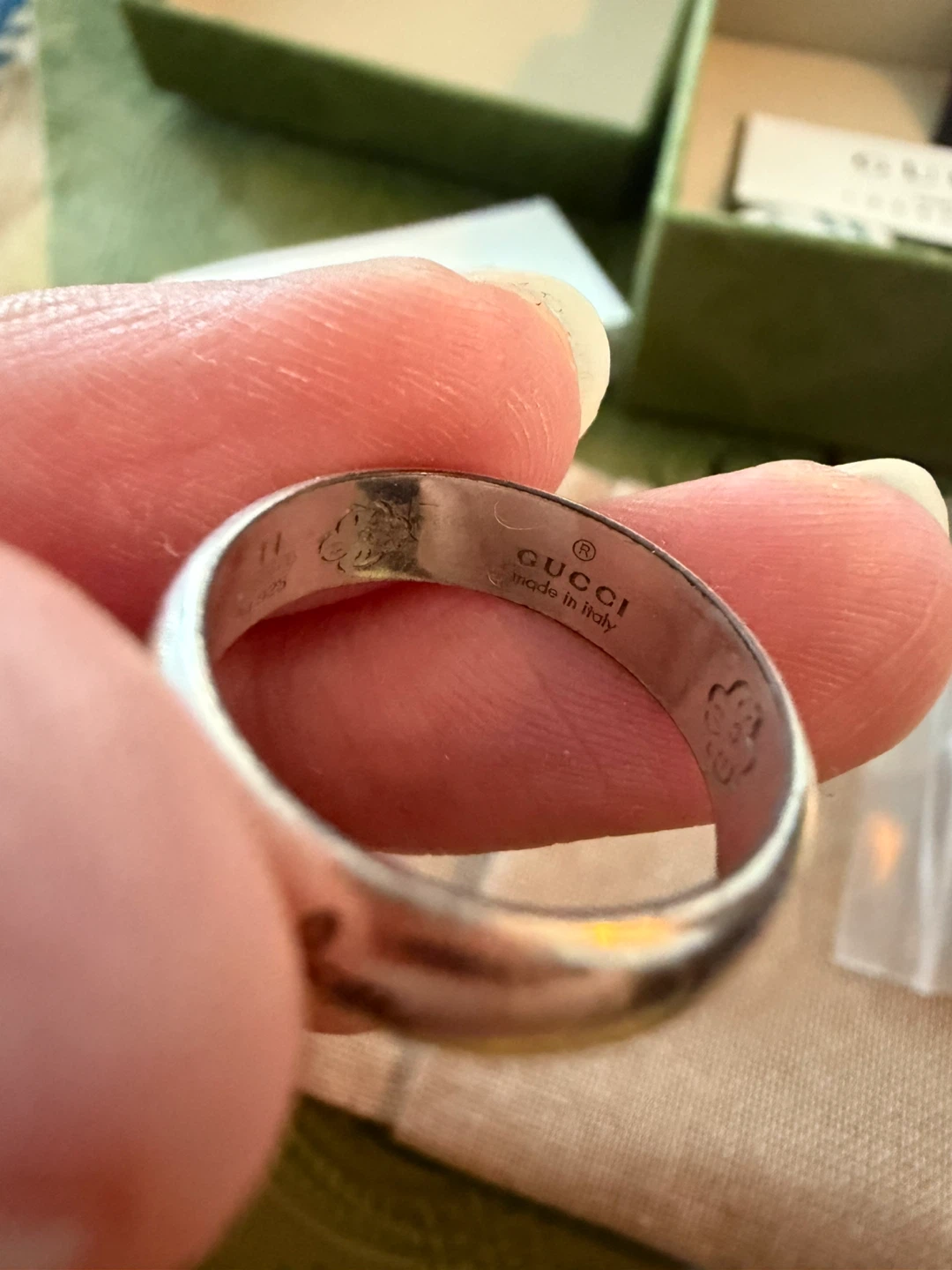 Gucci "Blind for love" Ring with Box - photo 4