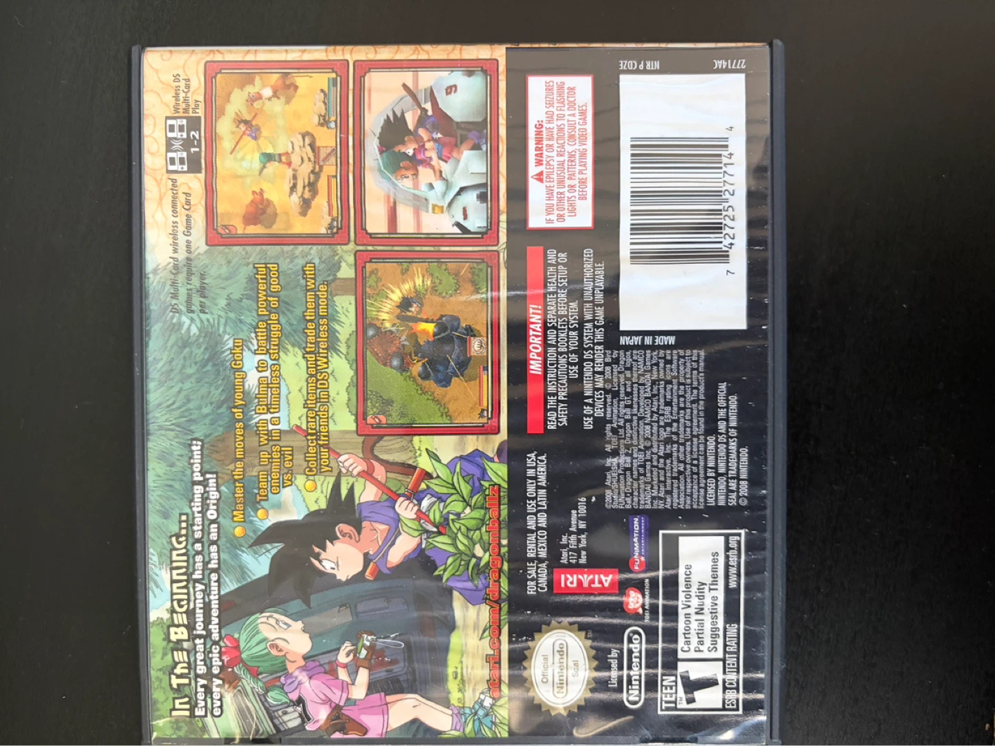 Nintendo DS Dragon Ball Origins Video Game - photo 2