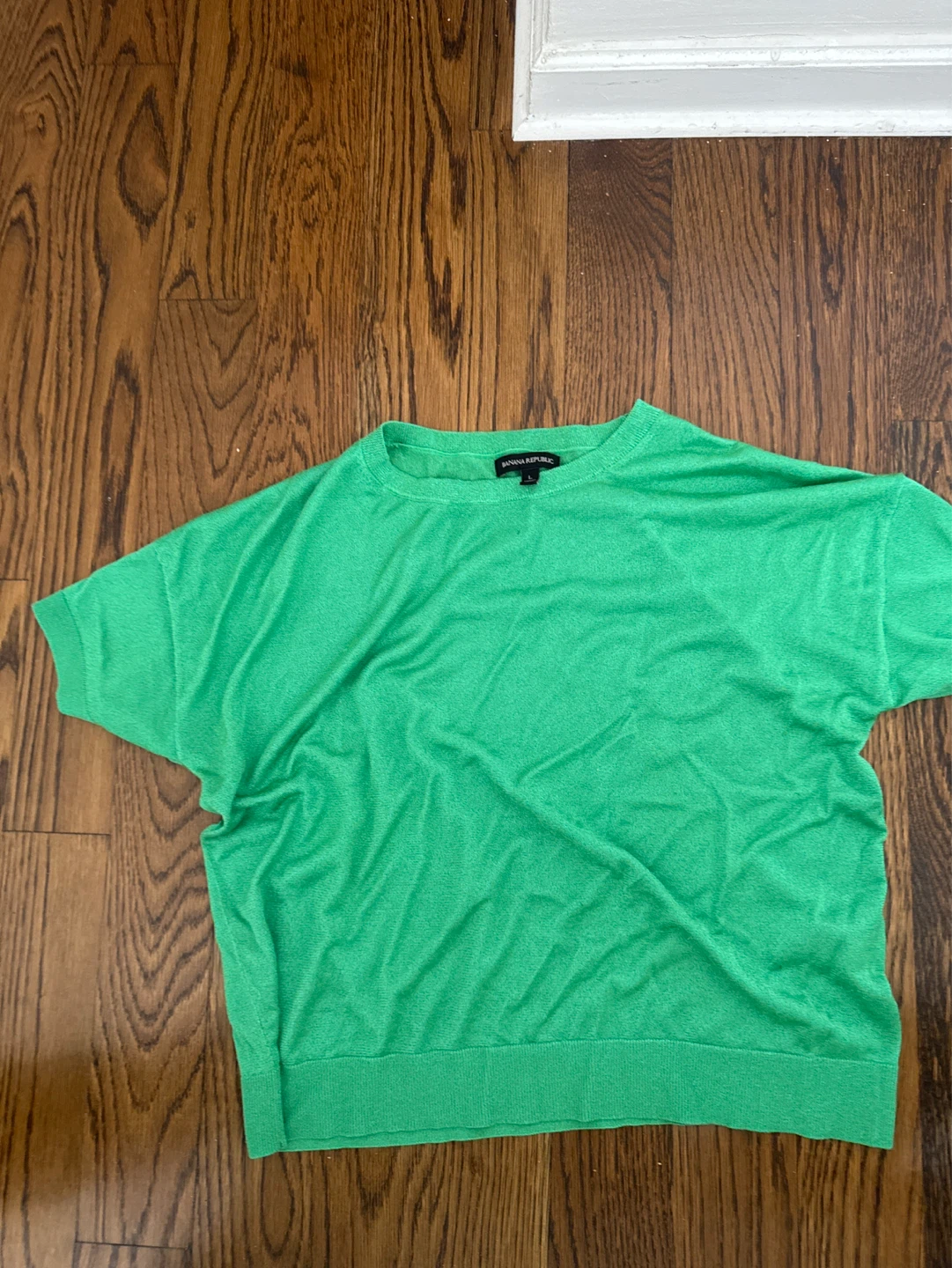 Banana Republic Green Crew Neck T-Shirt - Size L