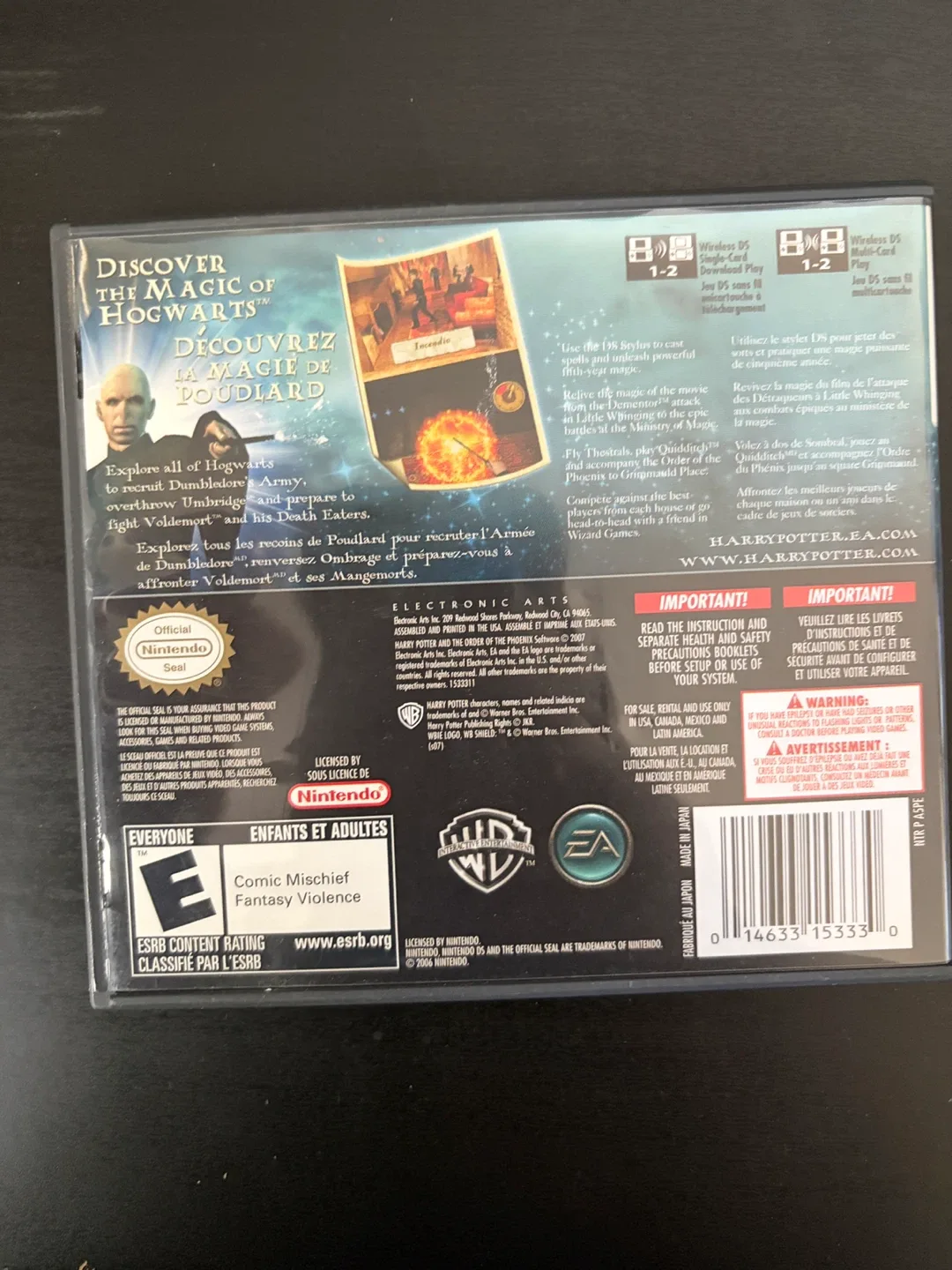 Nintendo DS Harry Potter and the Order of the Phoenix Game - photo 2