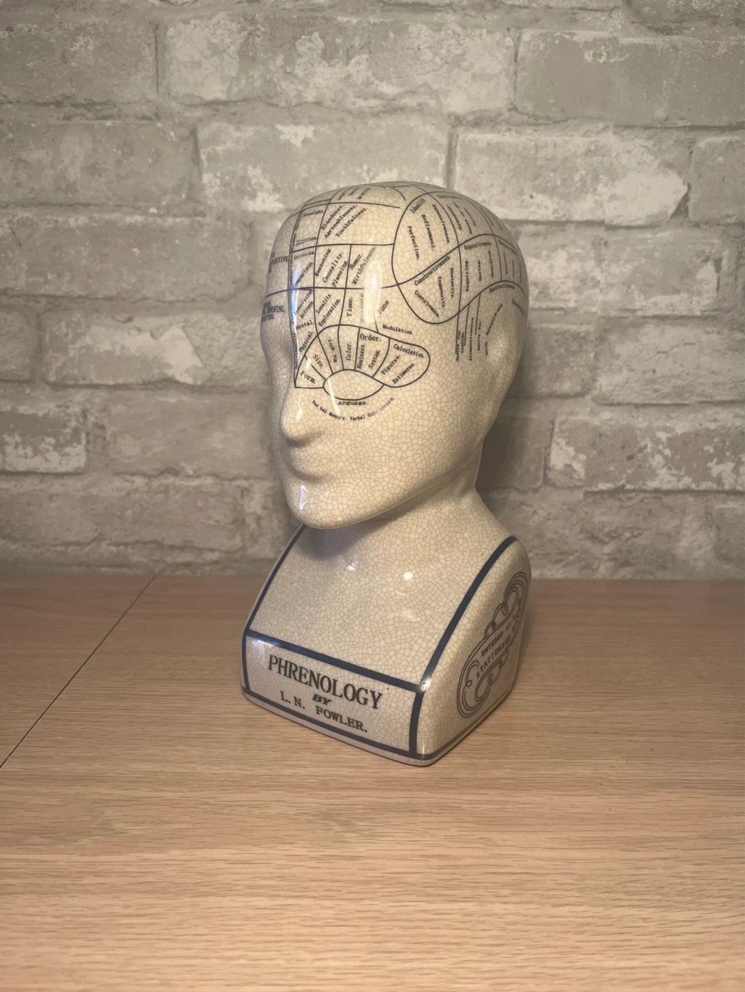 Phrenology Head Bust L.N. Fowler London