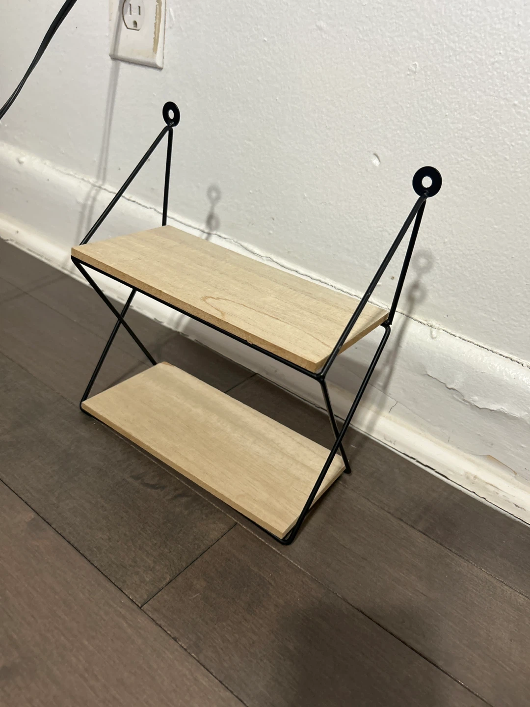 Two-Tier Floating Wall Shelf