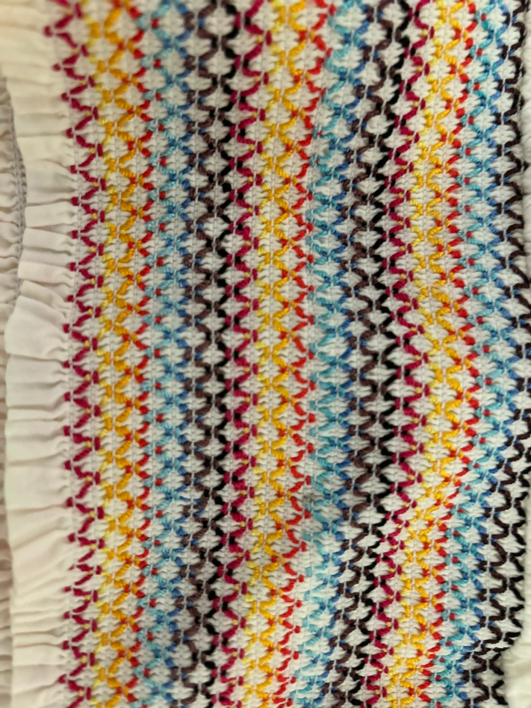 Kersh White Embroidered Blouse S/P - photo 3