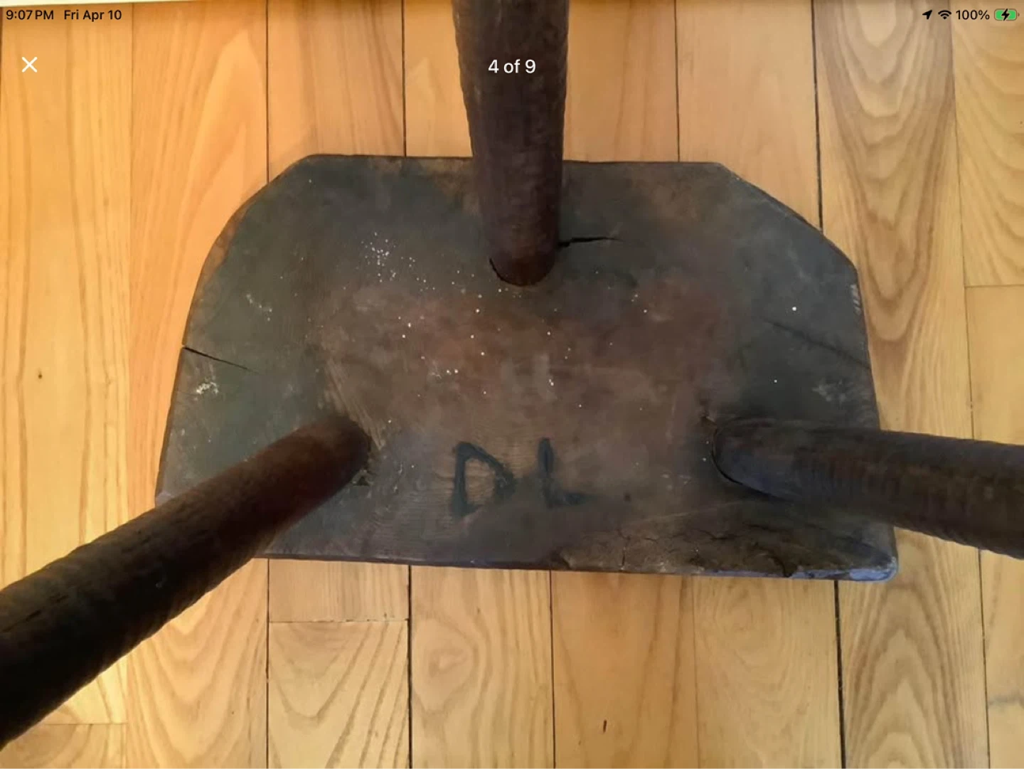 Primitive Three Legged Wood Milking Stool - photo 5