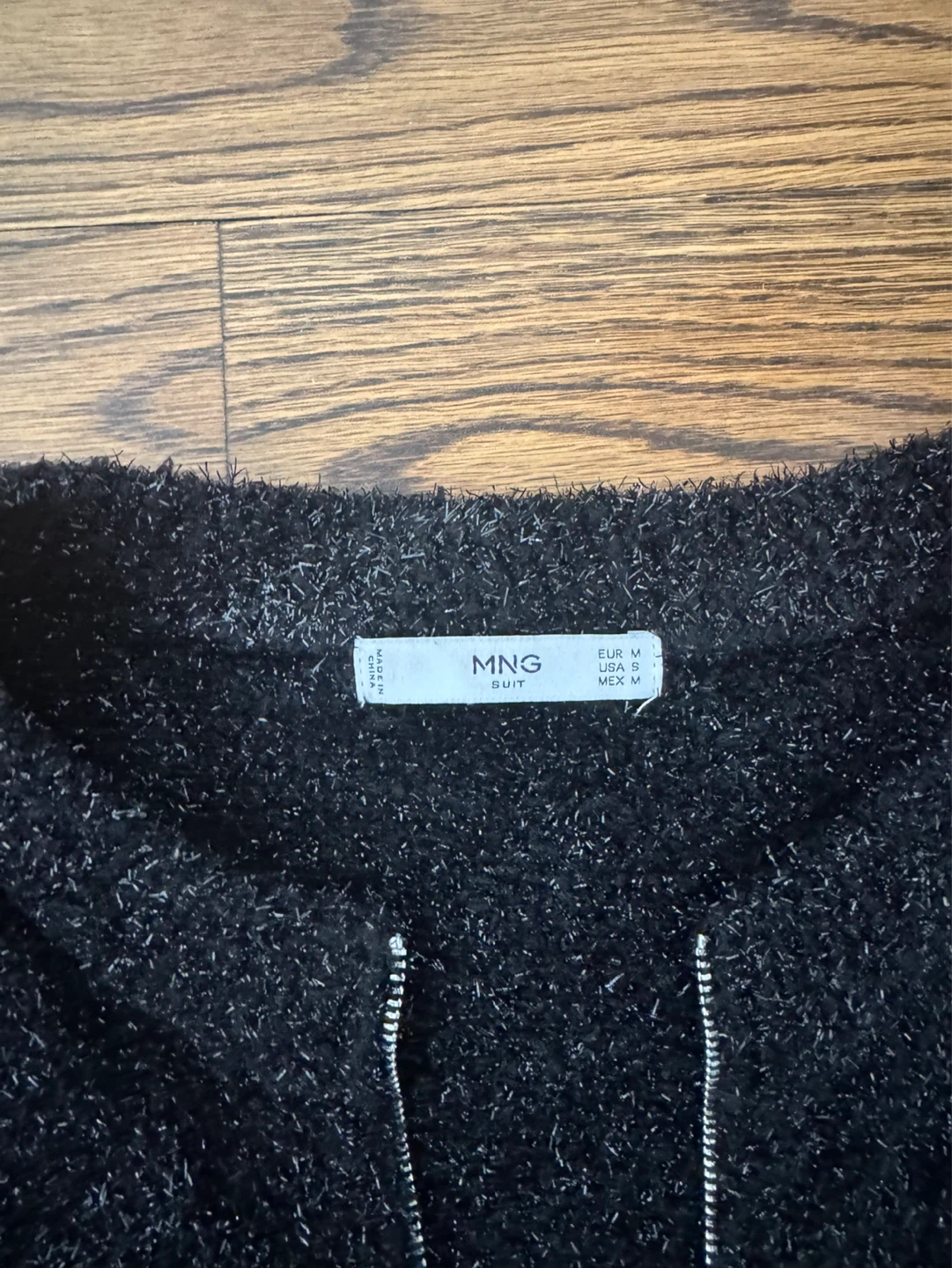 MNG Suit Black Zip-Up Sweater - photo 2