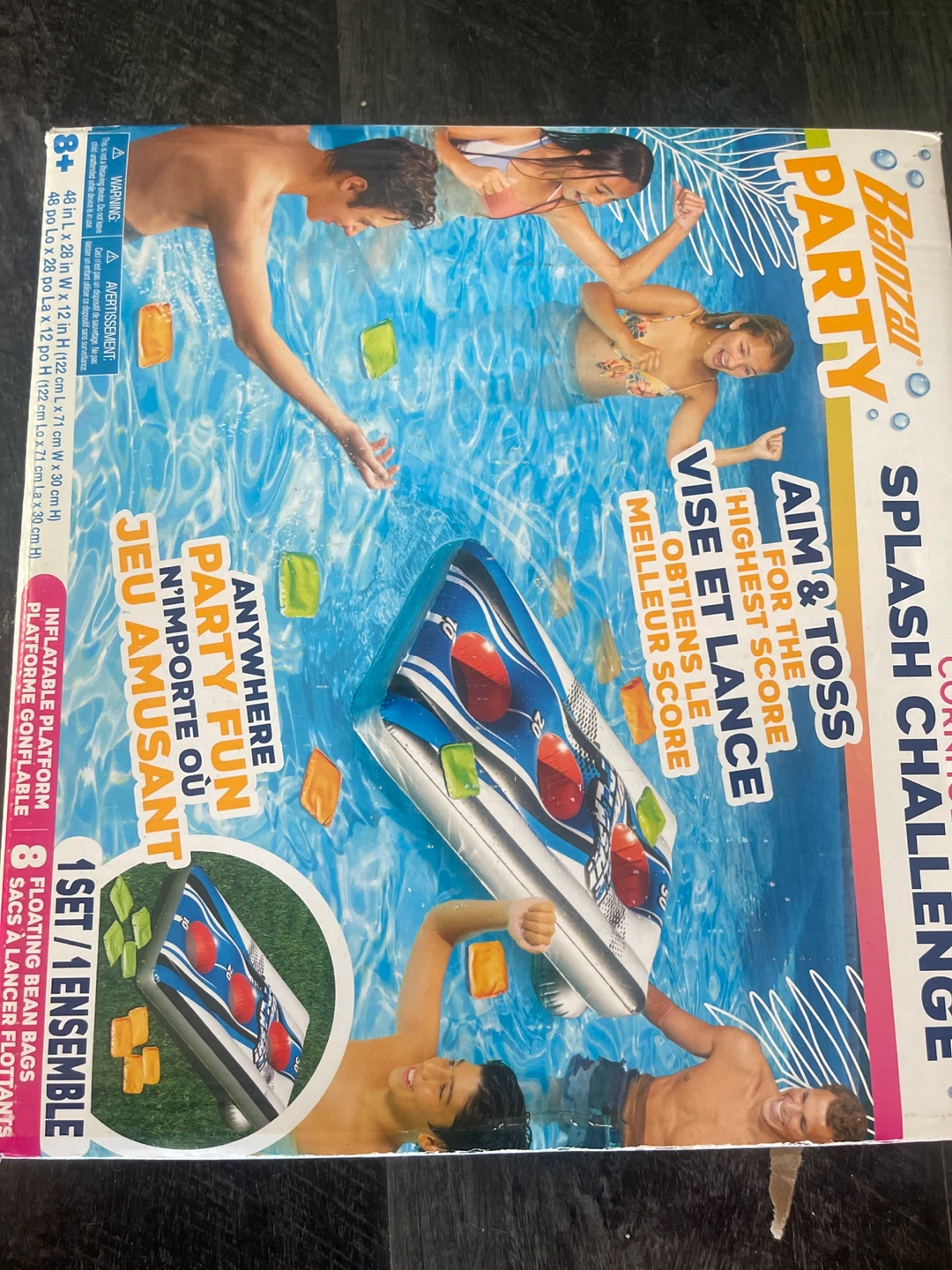 Banzai Party Splash Challenge Inflatable Platform