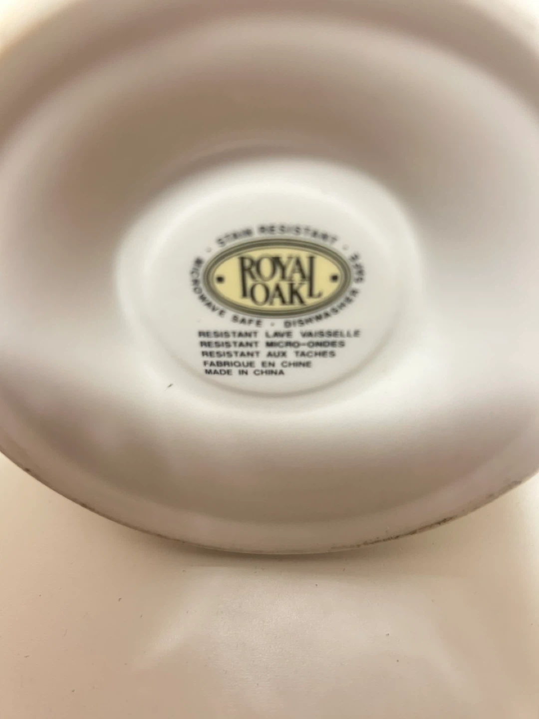 Royal Oak White Ceramic Coffee Pot with Blue Floral Design - photo 3
