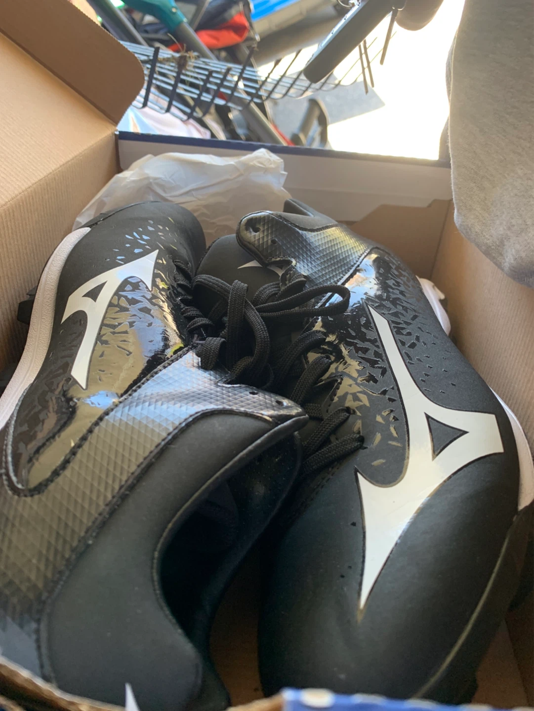 Mizuno Baseball Cleats - Black and White - photo 2