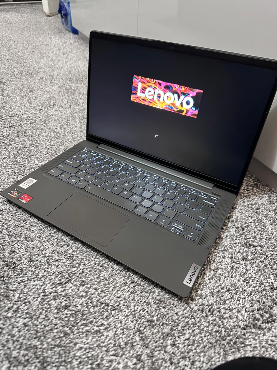 Lenovo Ryzen 7 laptop 4000 series 256GB SSD dedicated 512Mb