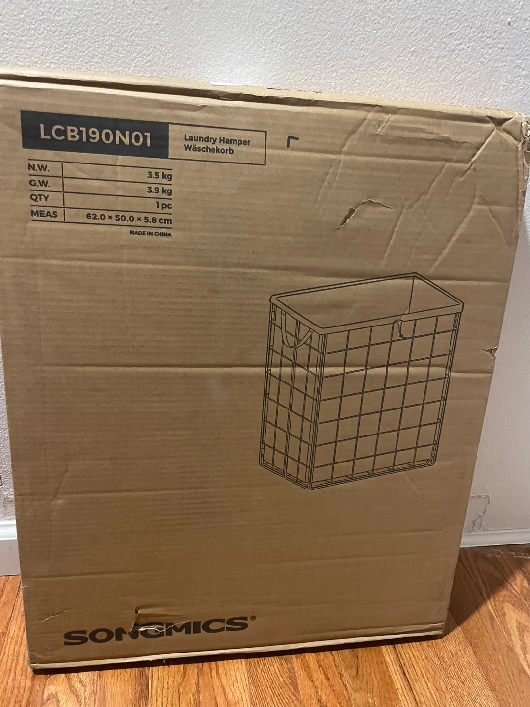 Laundry Hamper 23.8 Gal (90L) Collapsible Clothes Basket - photo 2