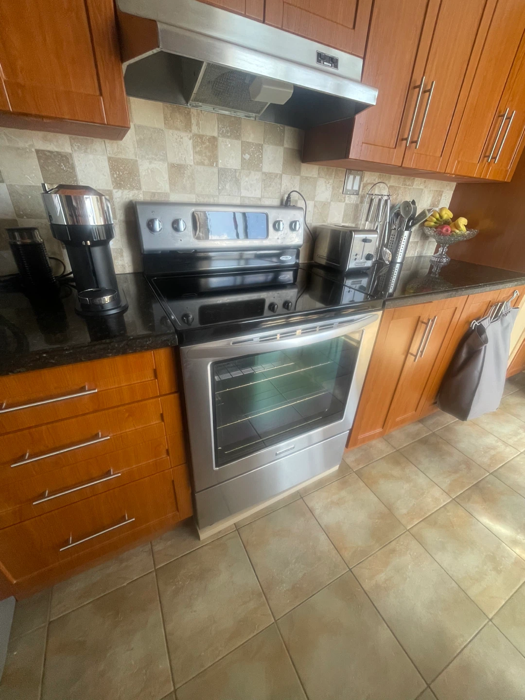 Stainless Steel Electric Range with Convection Oven