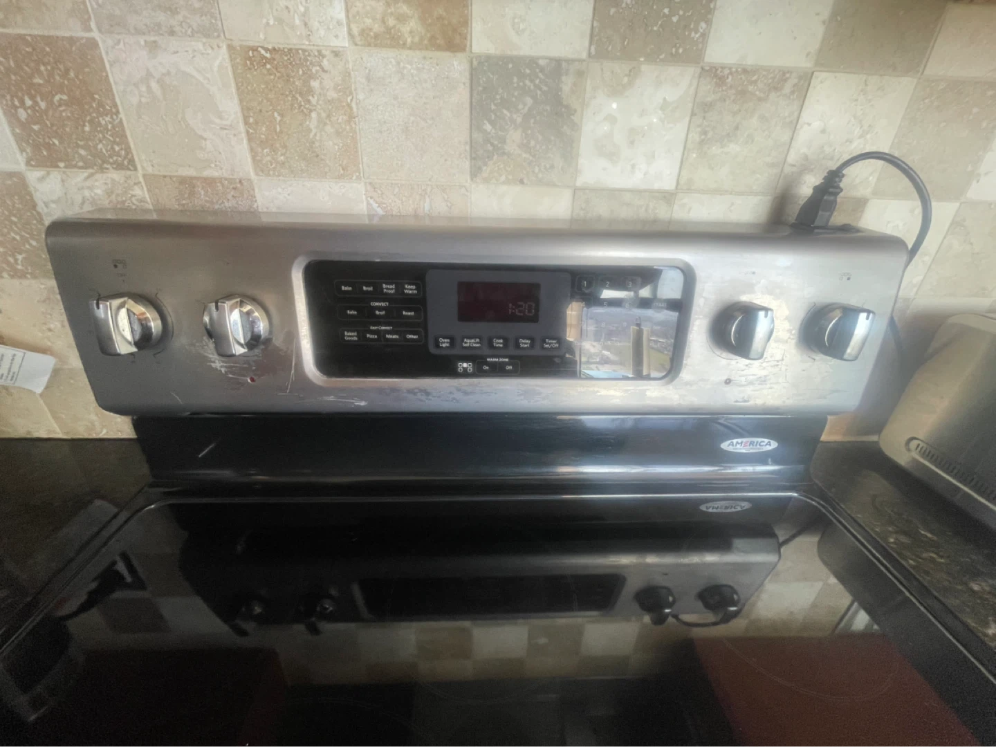 Stainless Steel Electric Range with Convection Oven - photo 3