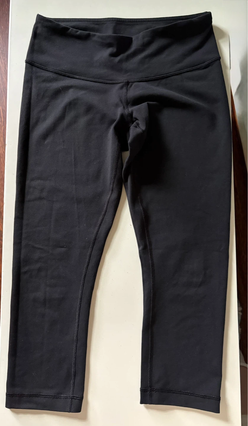 Lululemon Black Crop Leggings size 4