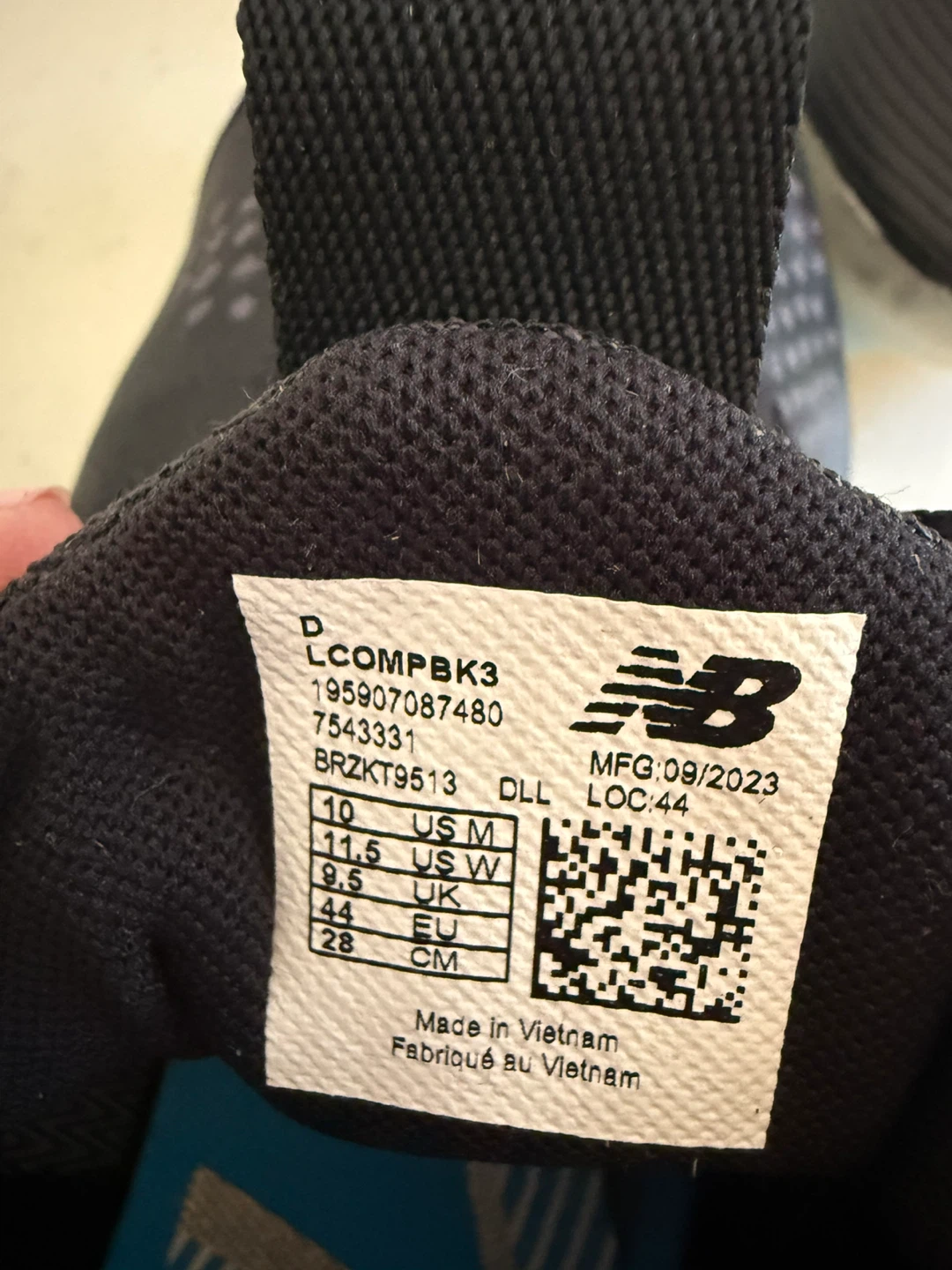 New Balance LCOMPBK3 Baseball Cleats Size 10