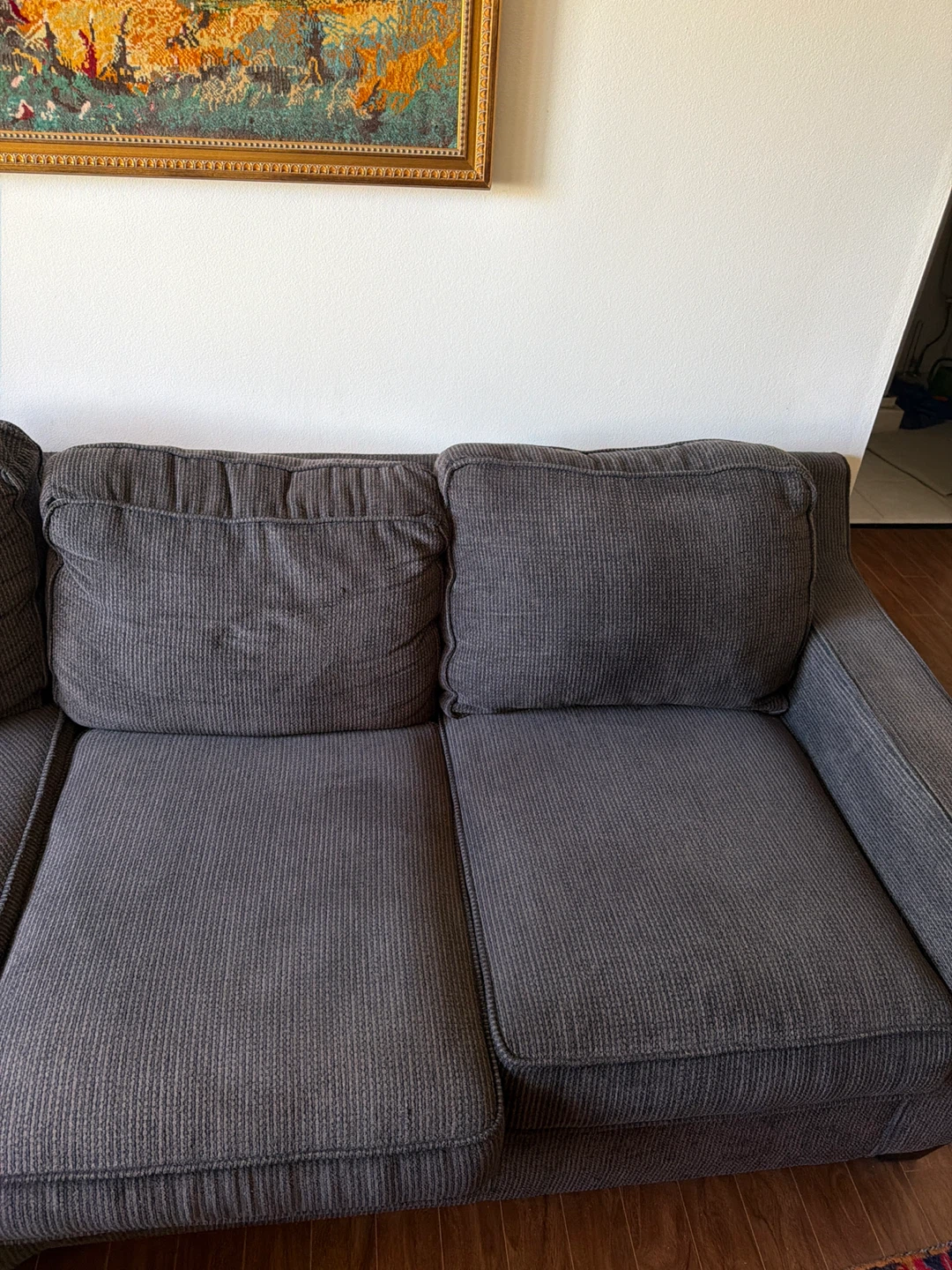 Dark Gray Sectional Sofa - photo 3