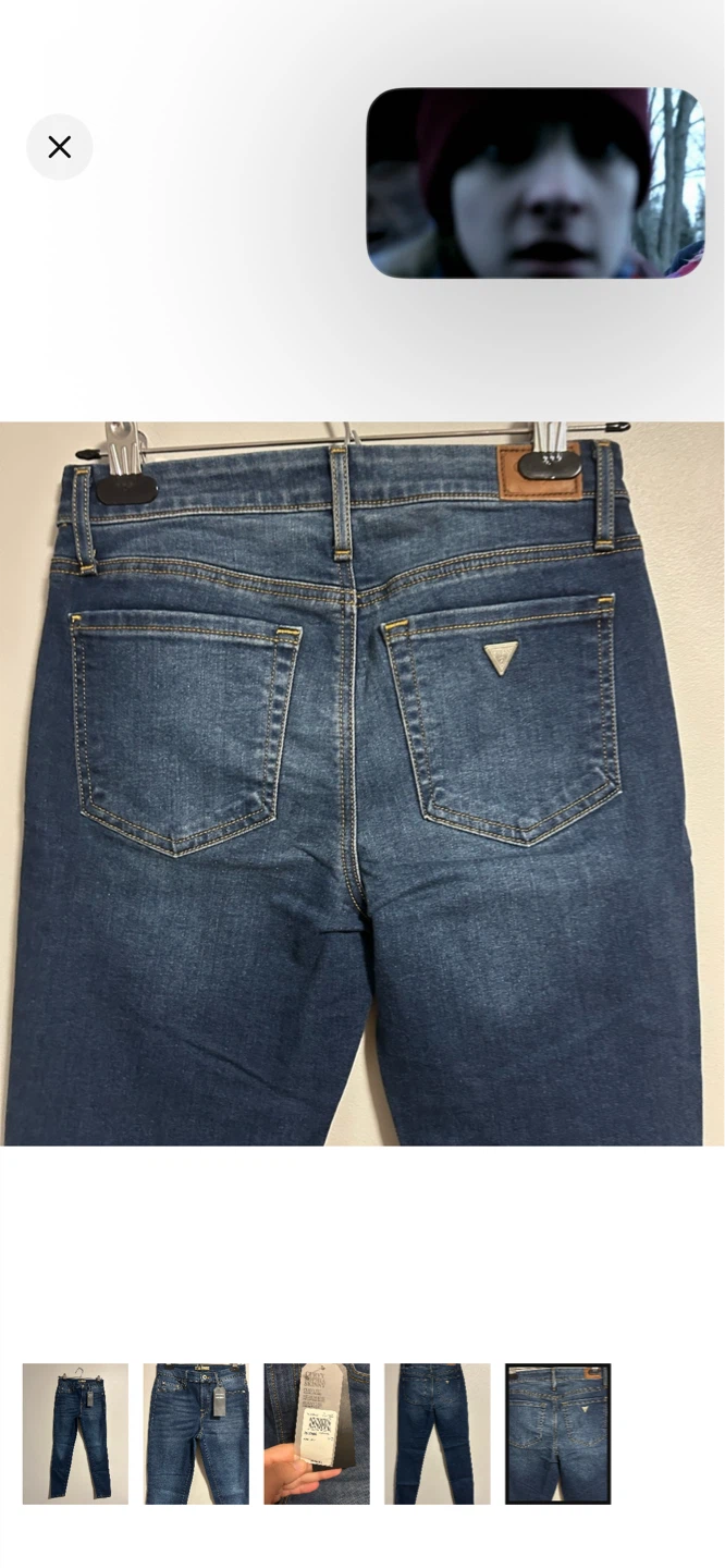 Guess Sophia Skinny Jeans Women's Size 26 RG - photo 5