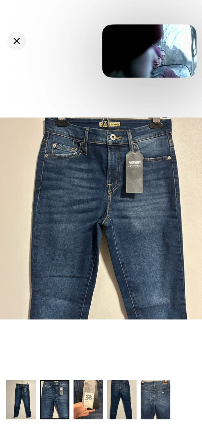 Guess Sophia Skinny Jeans Women's Size 26 RG - photo 2