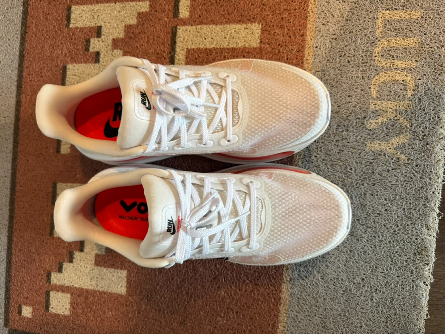 Nike Air Zoom Running Shoes White/Red - photo 3