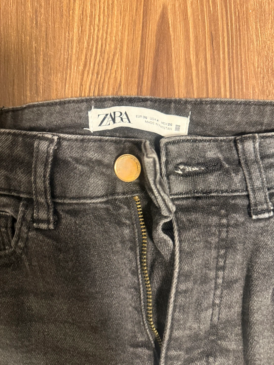 ZARA Grey High-Waisted Skinny Jeans - photo 2