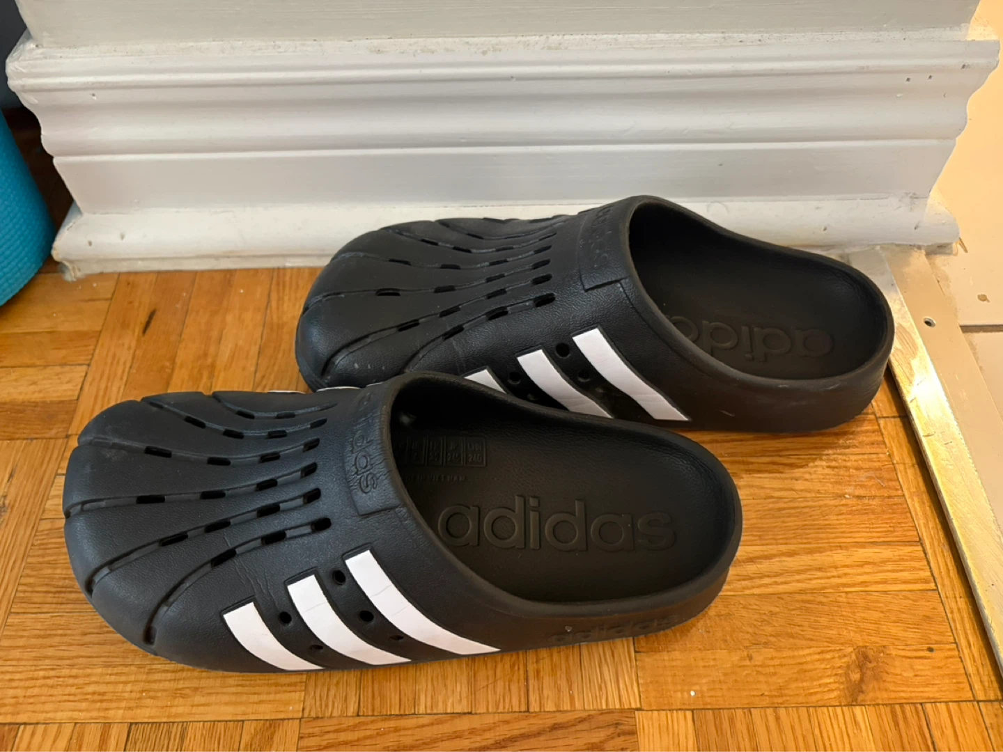 Adidas Black Water Clogs Slides Sandals - photo 2