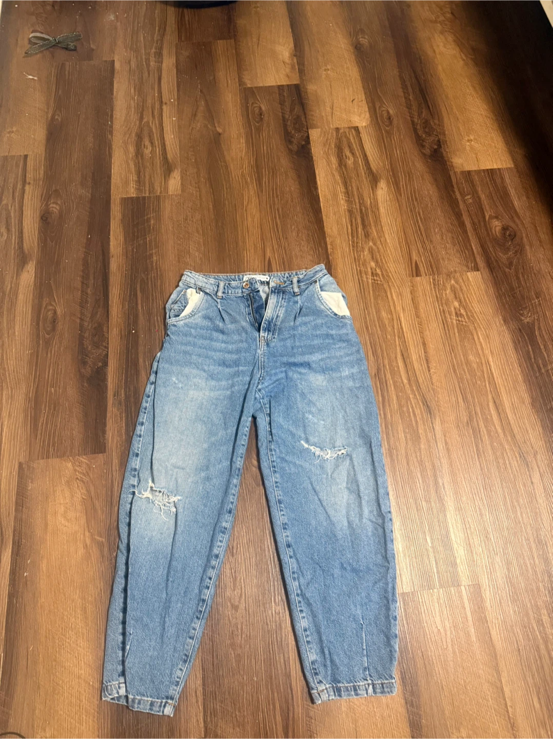 ZARA Blue Denim Jeans - Size EUR 34