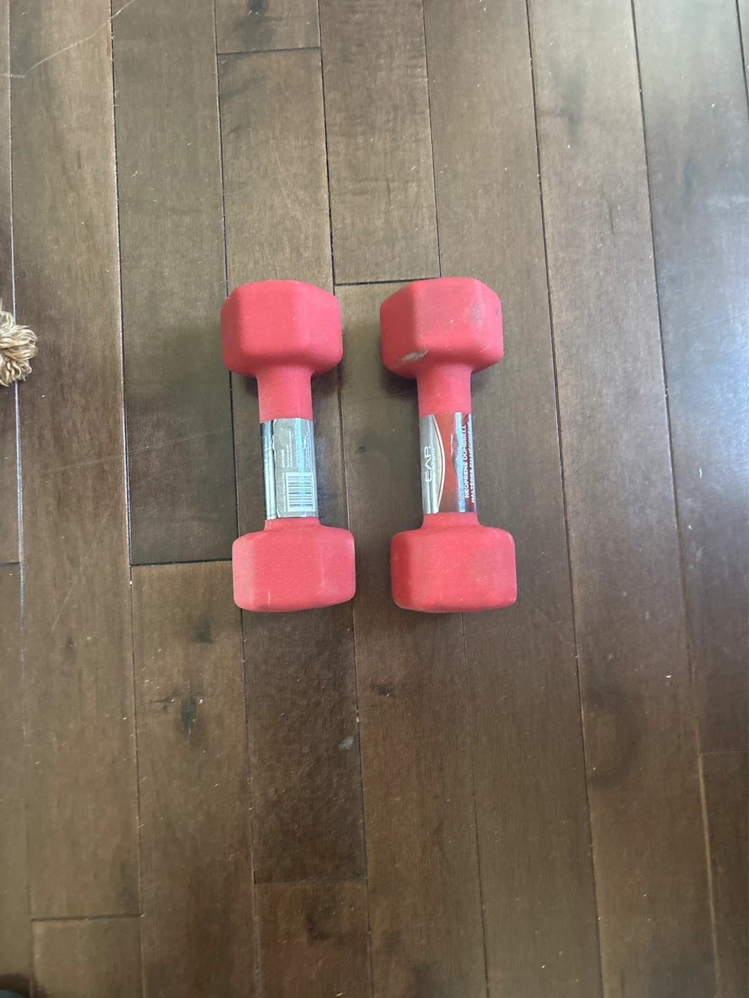 CAP Dumbbells (2lb each, Pair) - Red
