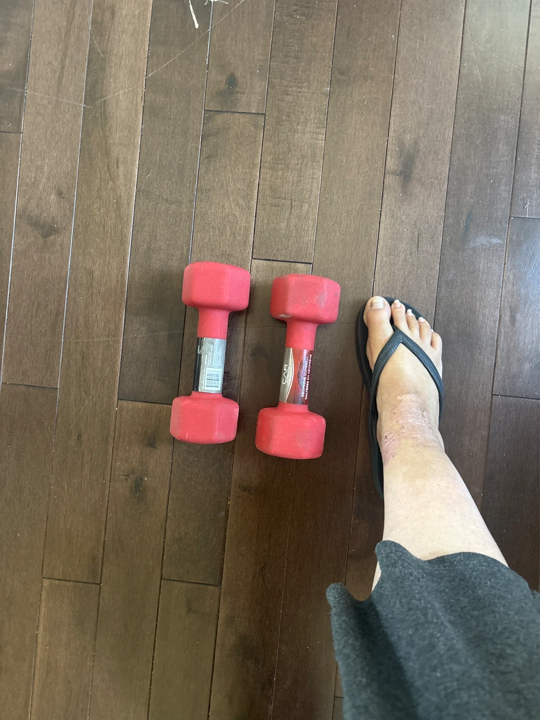 CAP Dumbbells (2lb each, Pair) - Red - photo 2