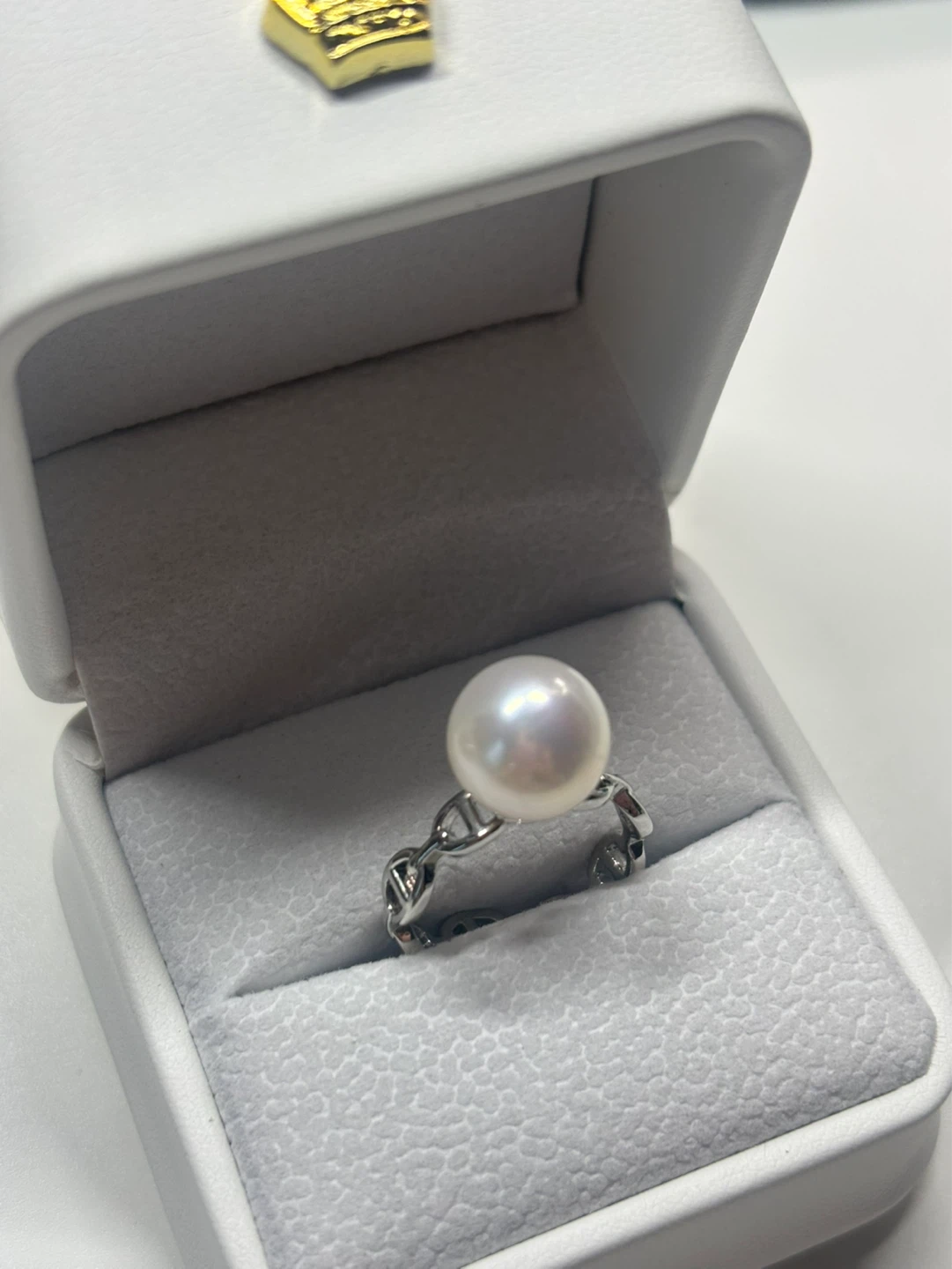 New Stunning 10mm Freshwater Pearl Ring - photo 2